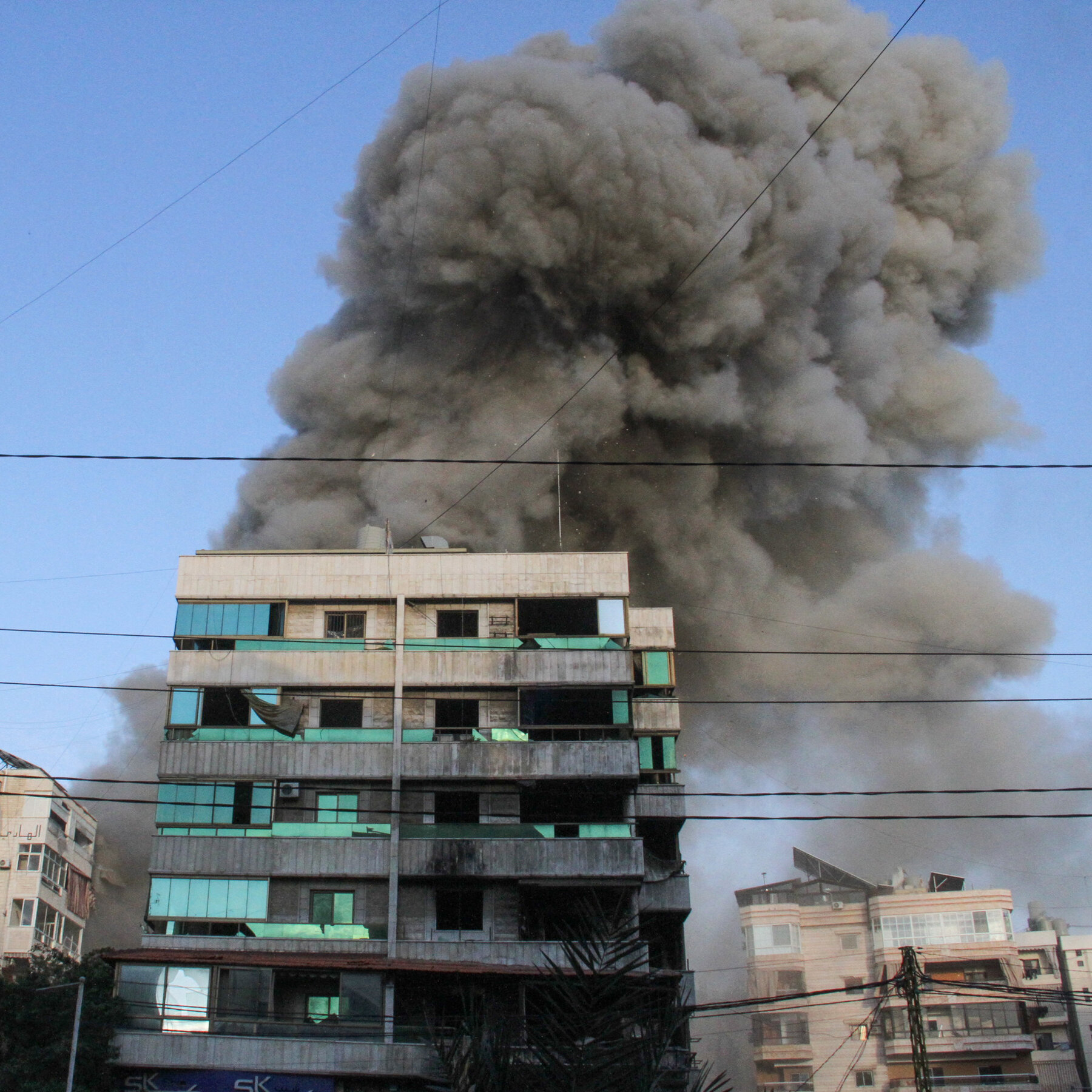 Israeli Military Strikes Near Beirut, Saying Hezbollah Was the Target