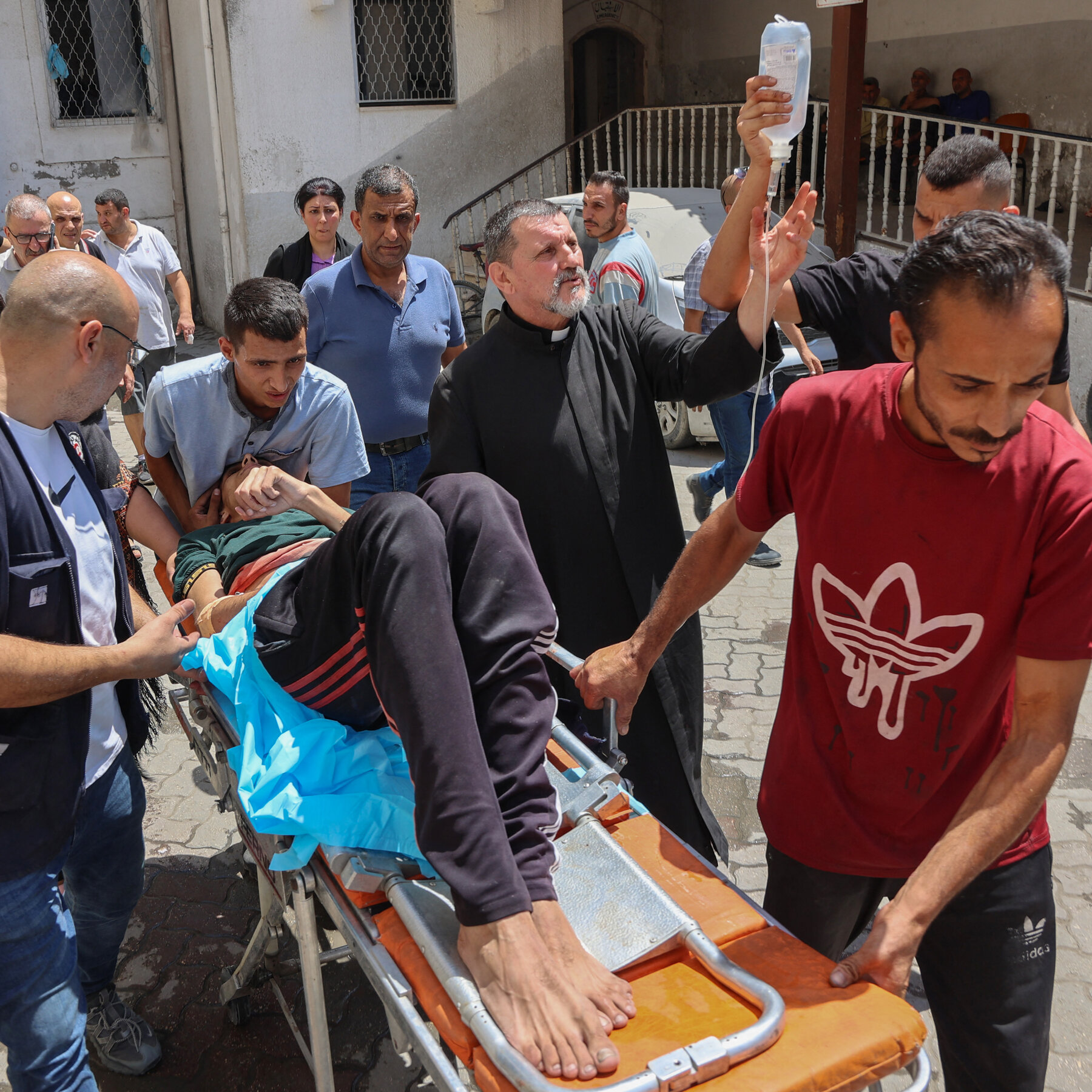 Israeli Strike on a Gaza Church Kills Three