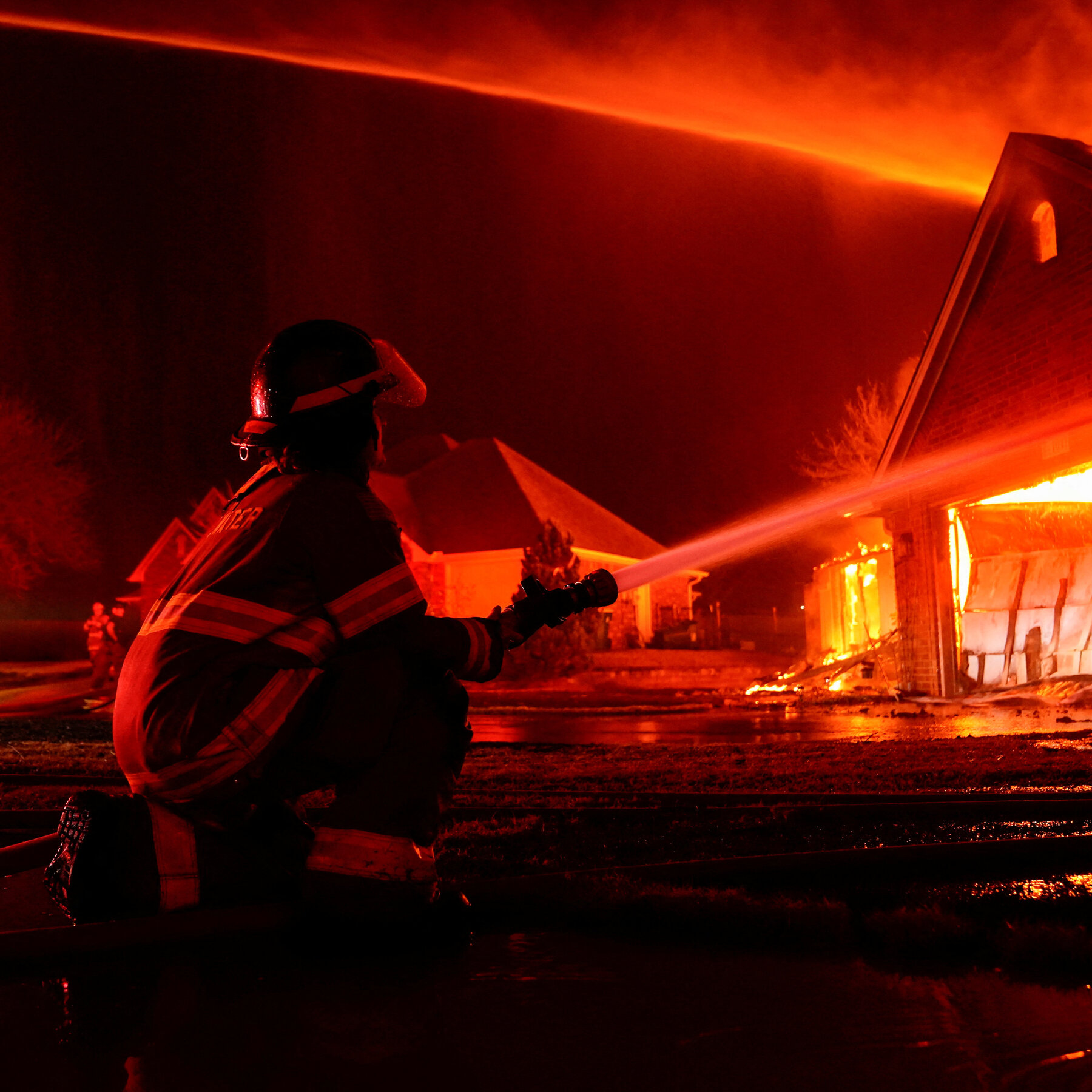 ‘It Got Everything’: Oklahoma Residents Who Escaped Fires Brace for Losses