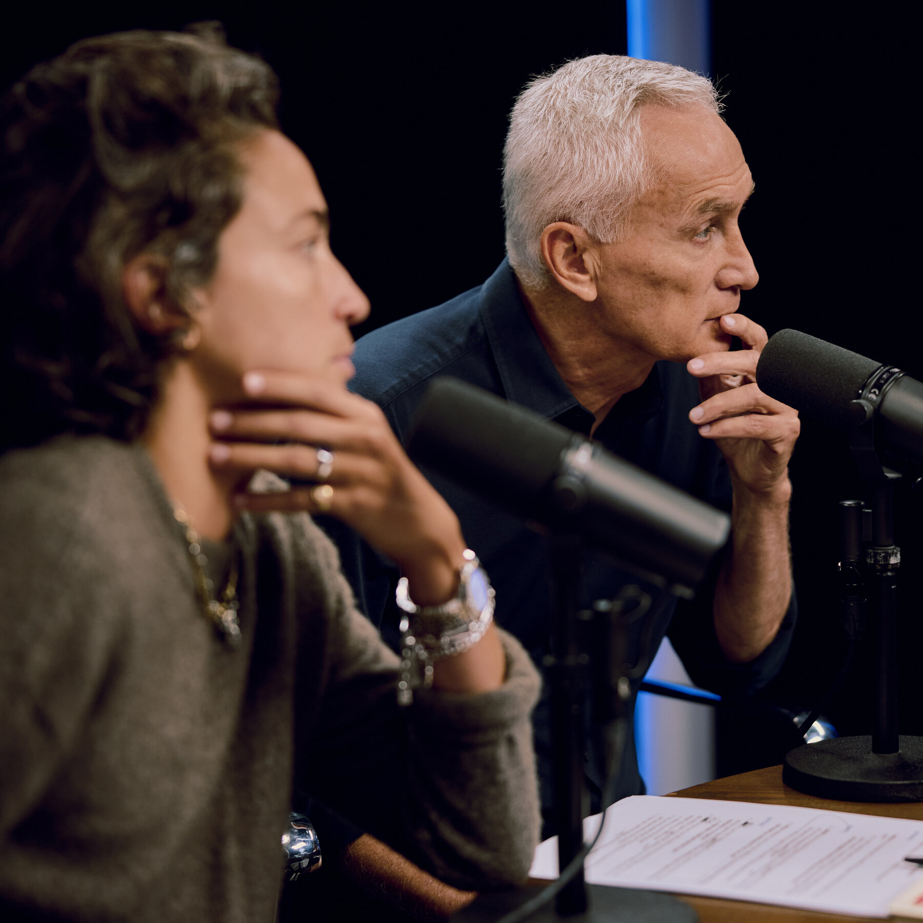 Jorge Ramos Tries Something New, Next to His Daughter: A Show in English
