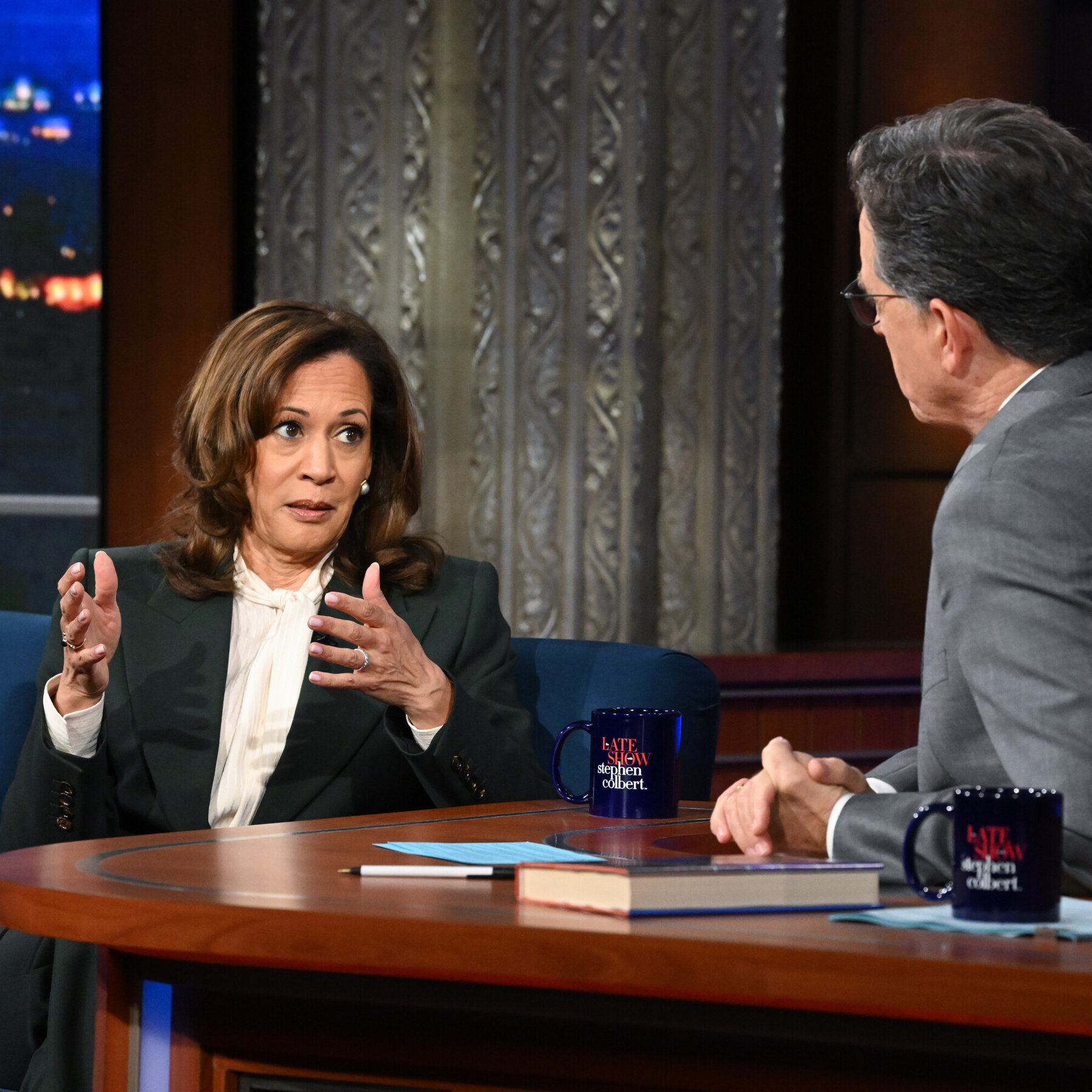 Kamala Harris Tells Colbert She Wants a Break From Public Office