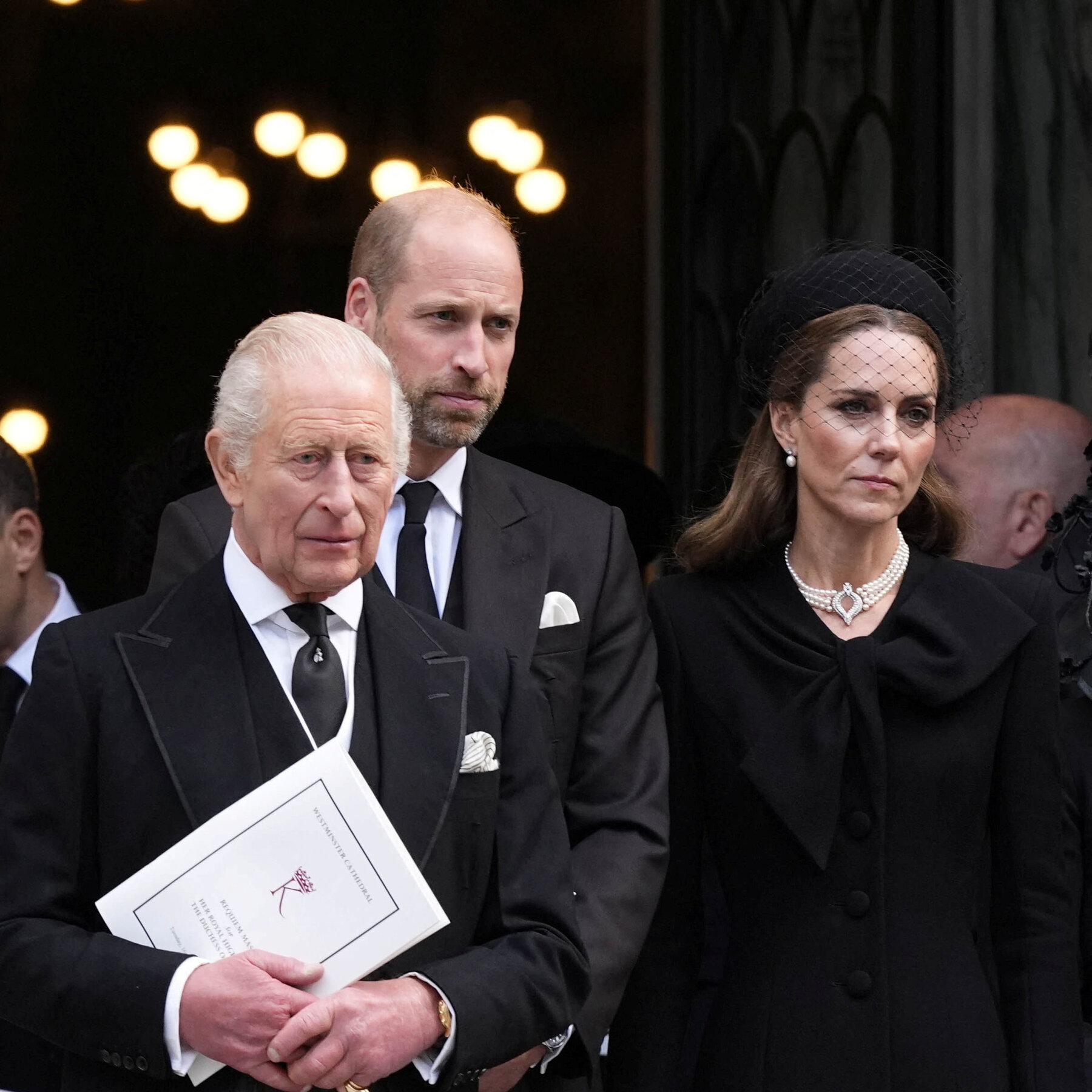 King Charles Mourns Duchess of Kent at Catholic Funeral