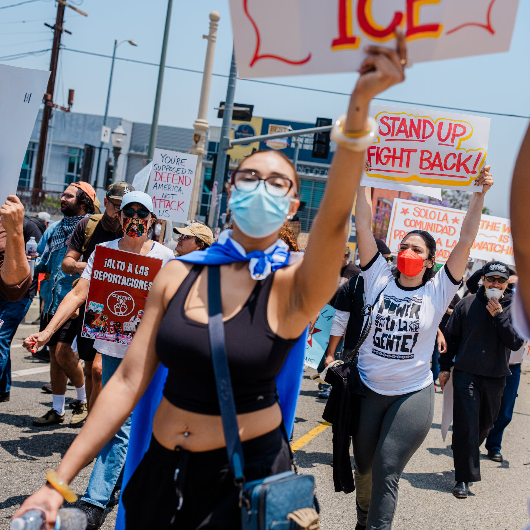 L.A. protesters say they are speaking up for immigrant ‘family.’