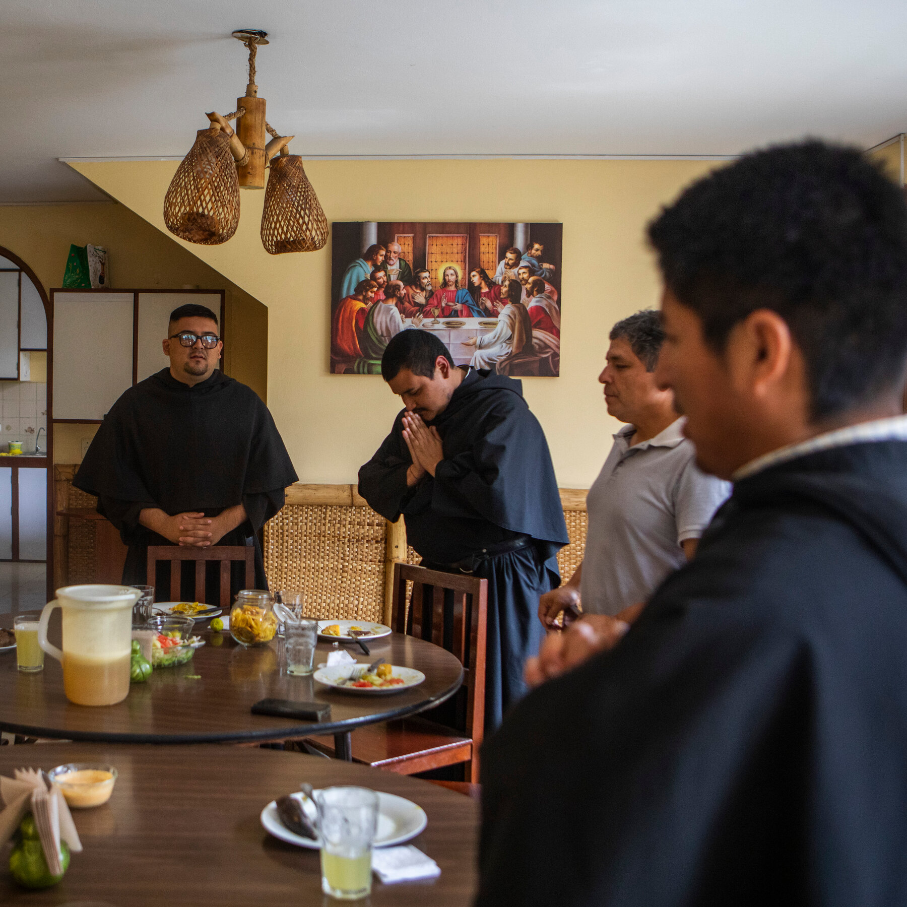 Leo’s fellow Augustinians are attending the Mass.