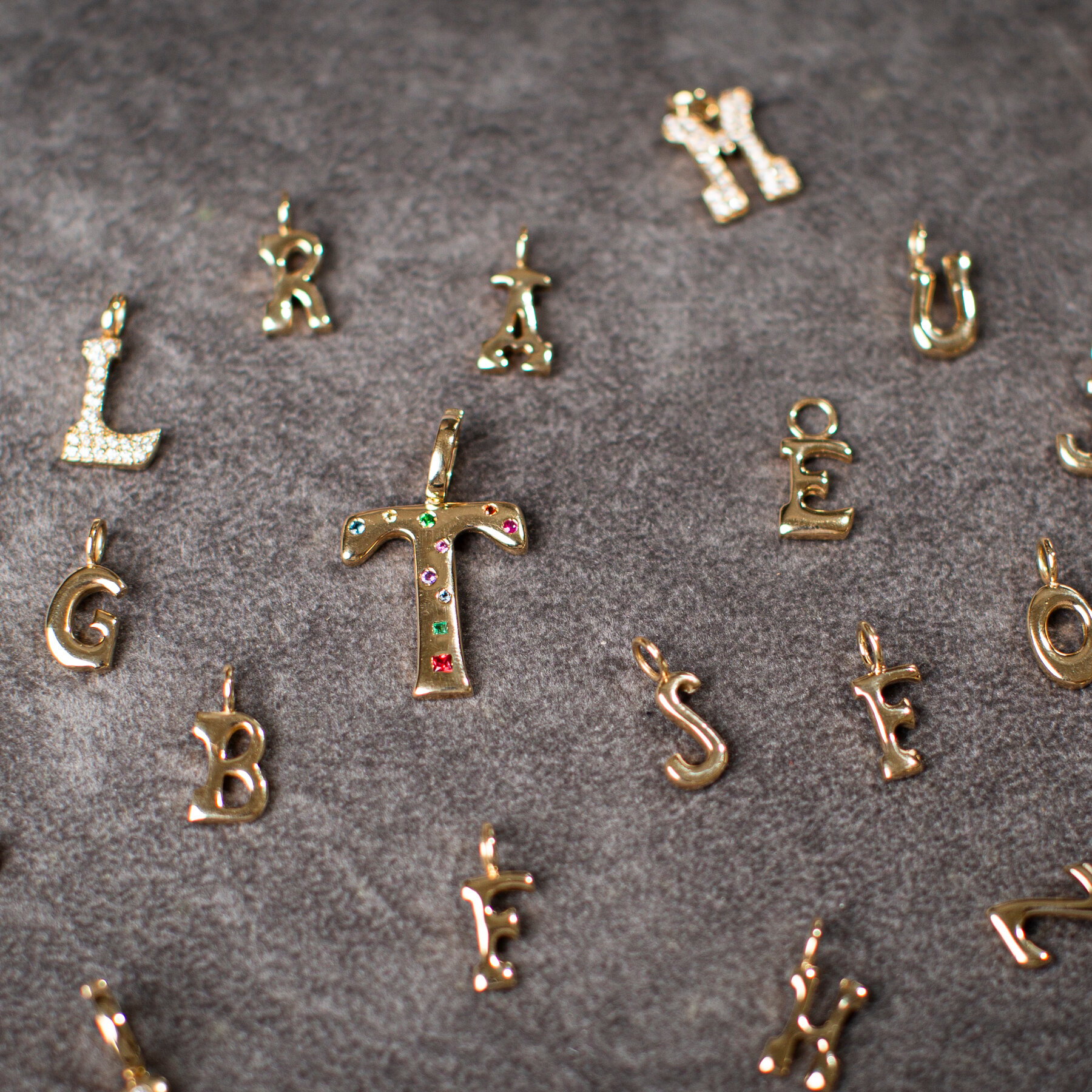 Letter Jewelry Spells Success These Days