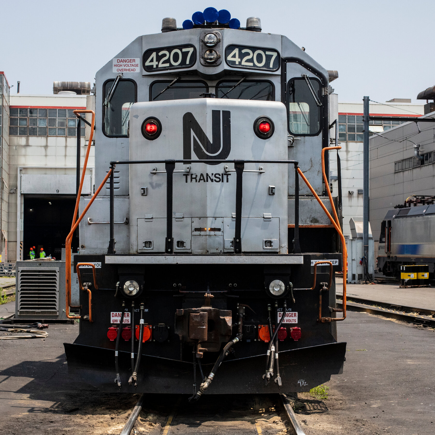 Locomotive 4207, on the Rails for 60 Years and Still Hauling Commuters
