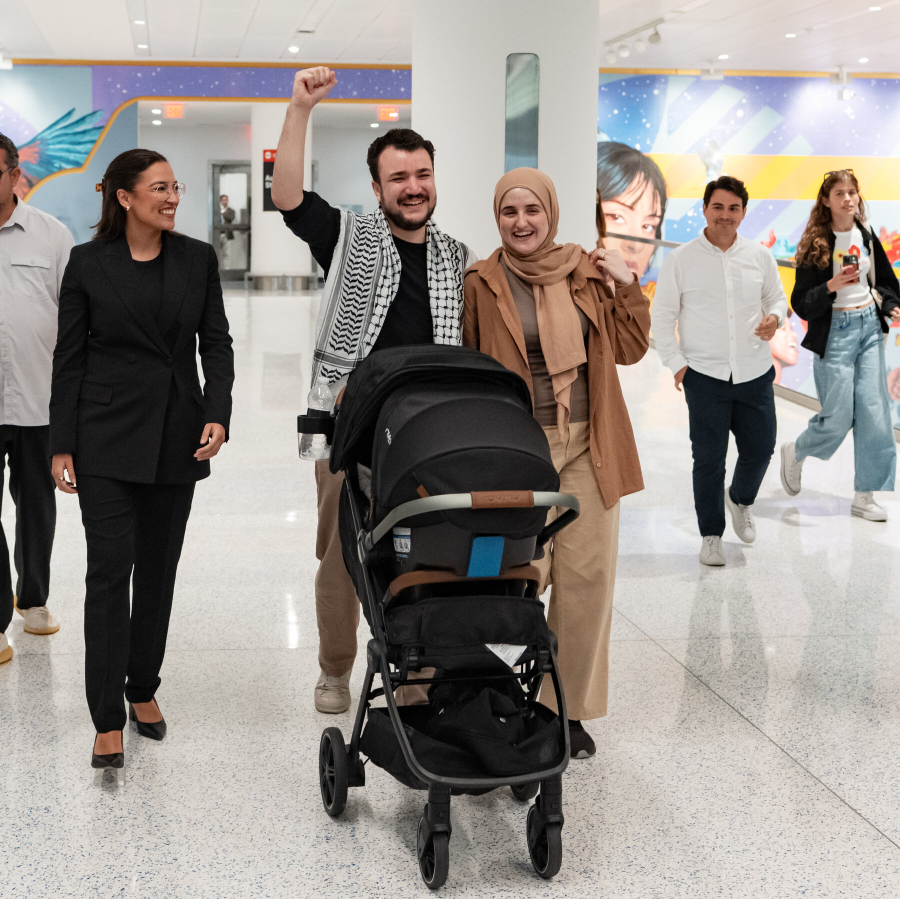 Mahmoud Khalil Returns to New York After Months in Detention