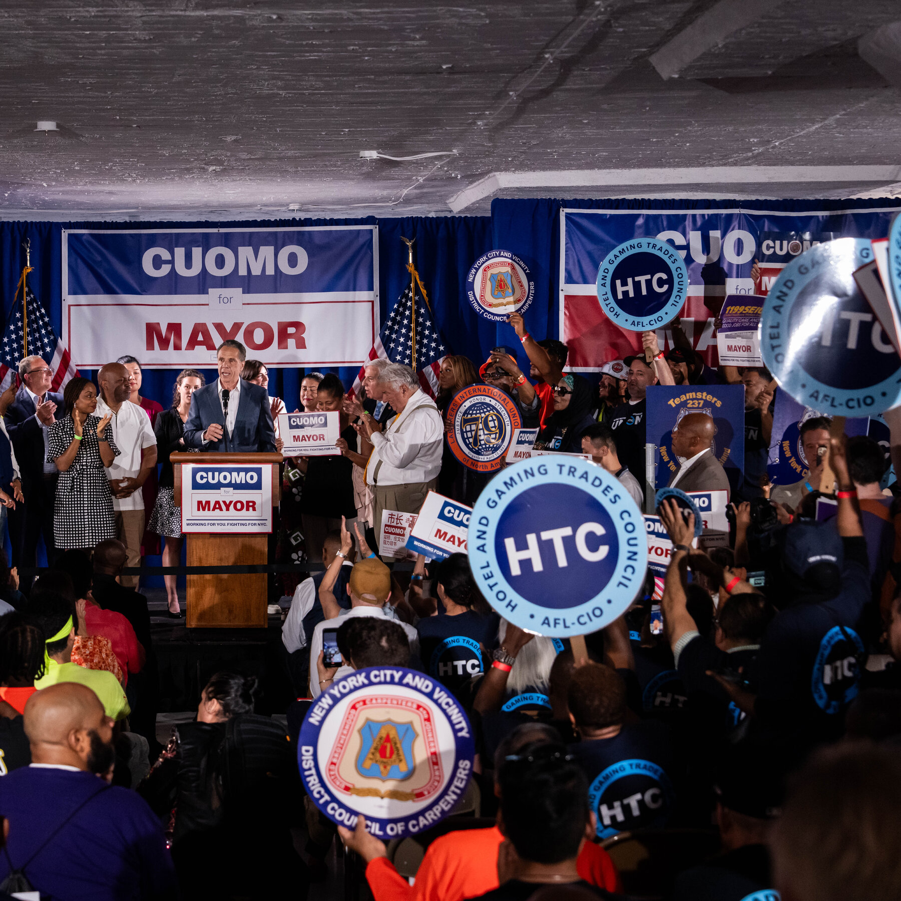 Major Unions Are Dropping Cuomo to Back Mamdani in N.Y.C. Mayor’s Race