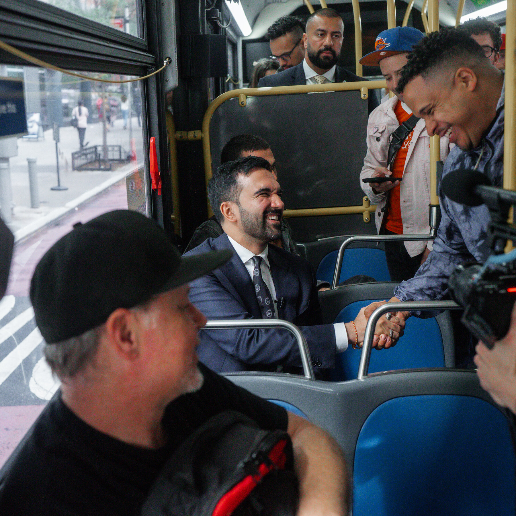 Mamdani Rides Slow Bus to ‘Fast and Free’ Buses Event