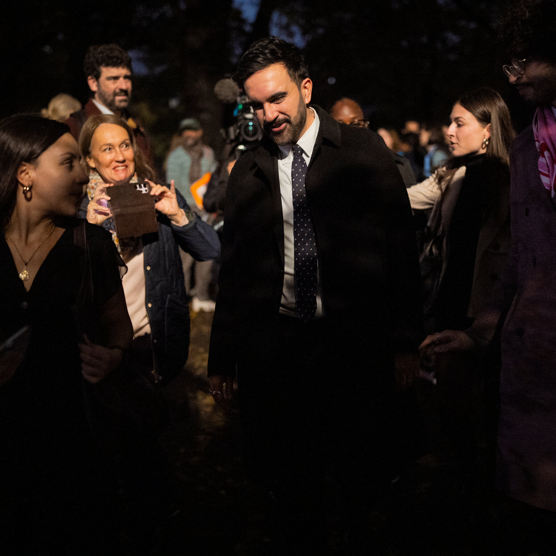 Mamdani Takes His Campaign to the Night Shift