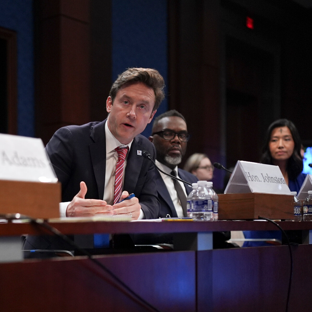 Mayor Mike Johnston of Denver Parries GOP Barbs at ‘Sanctuary City’ Hearing