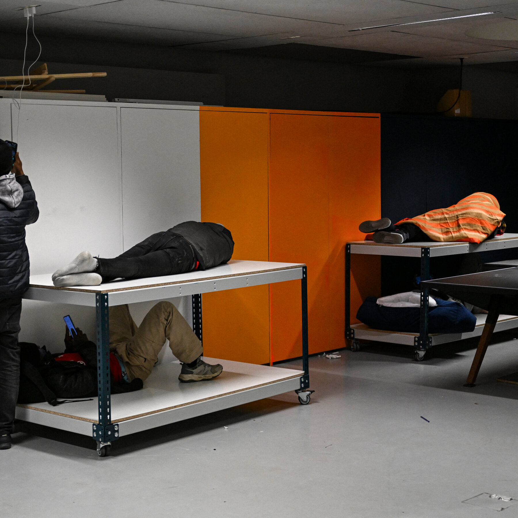 Migrants at Paris Theater Hope to Prove They’re Just Kids