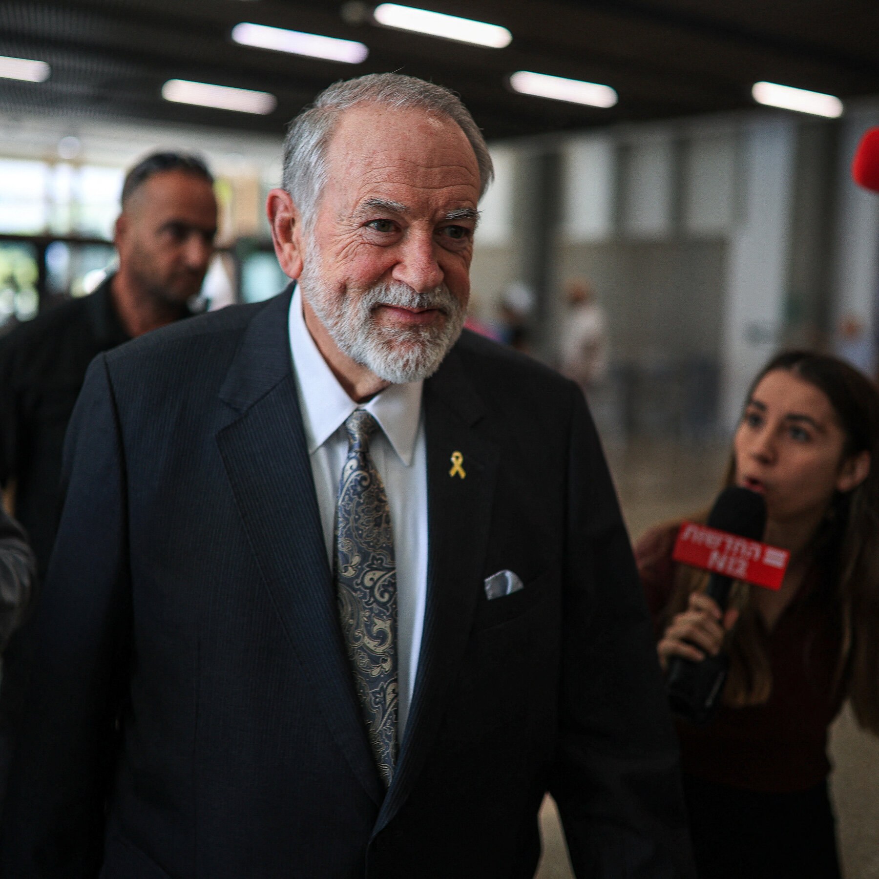 Mike Huckabee Visits Netanyahu’s Trial in Israel