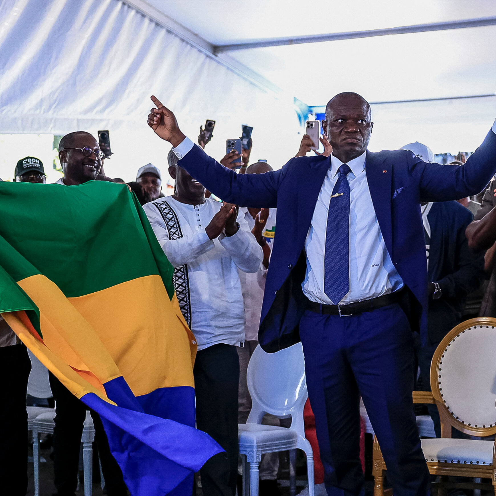 Military Leader Wins Presidential Election in Gabon