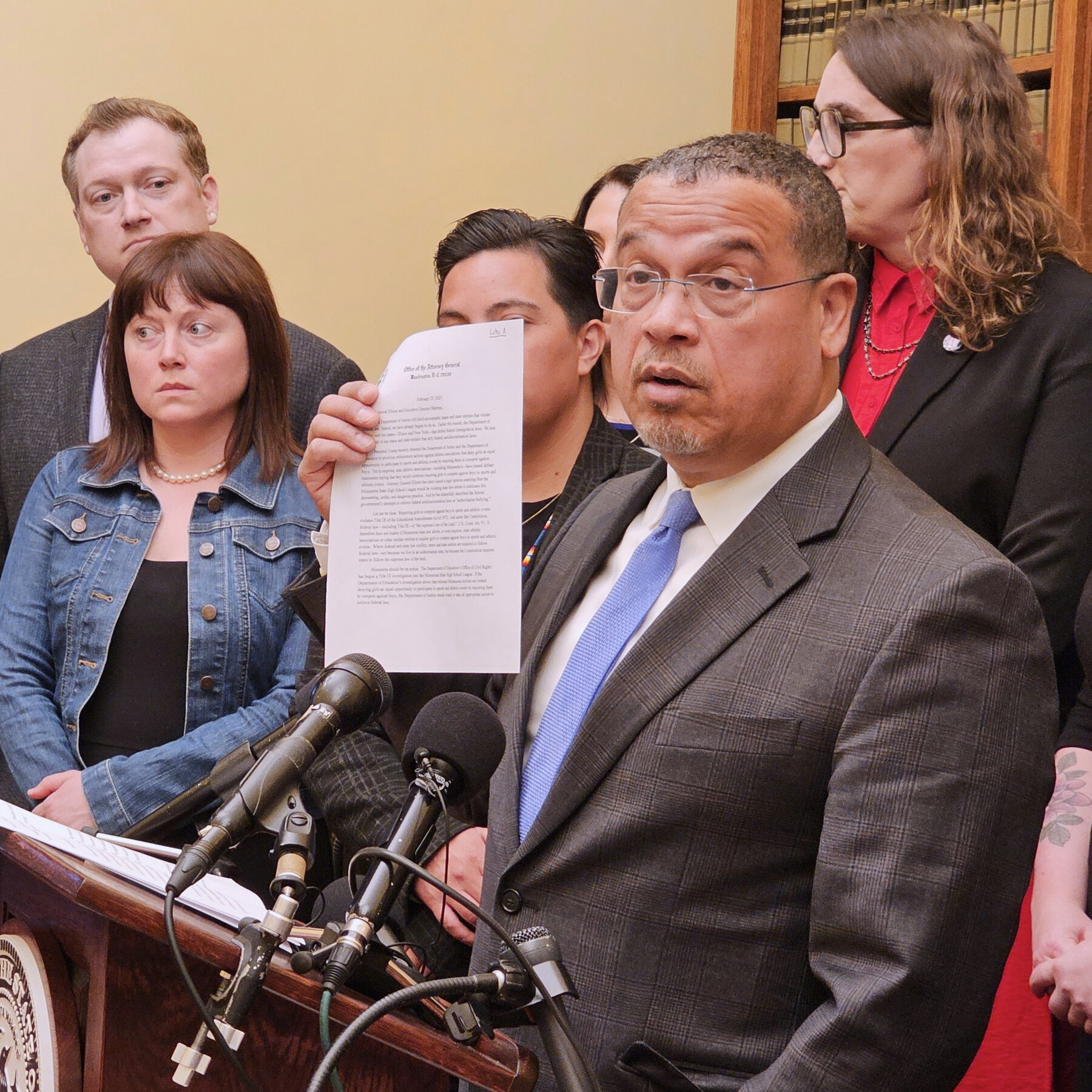 Minnesota Sues Trump Administration Over Limits on Transgender Athletes