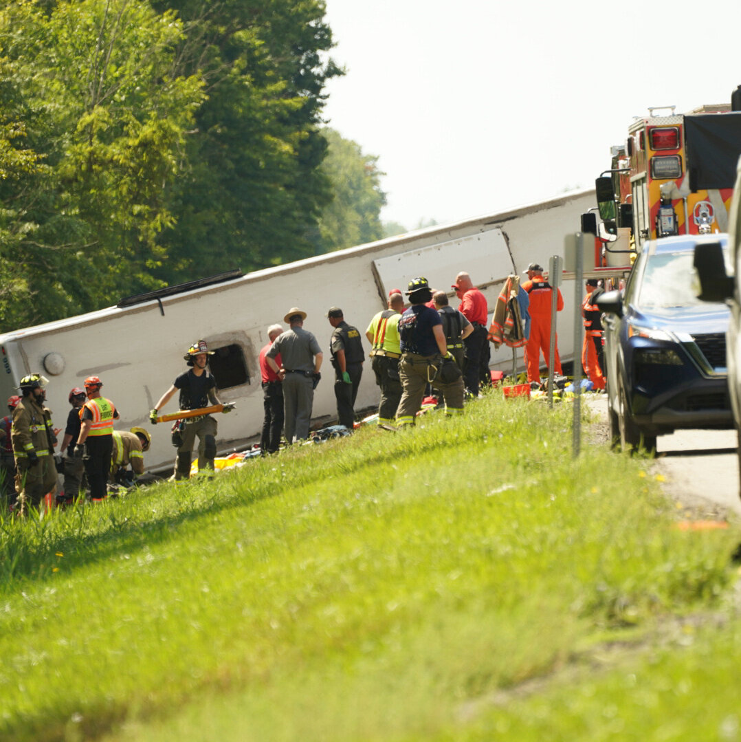 Multiple Dead After Tour Bus Crashes in Western New York