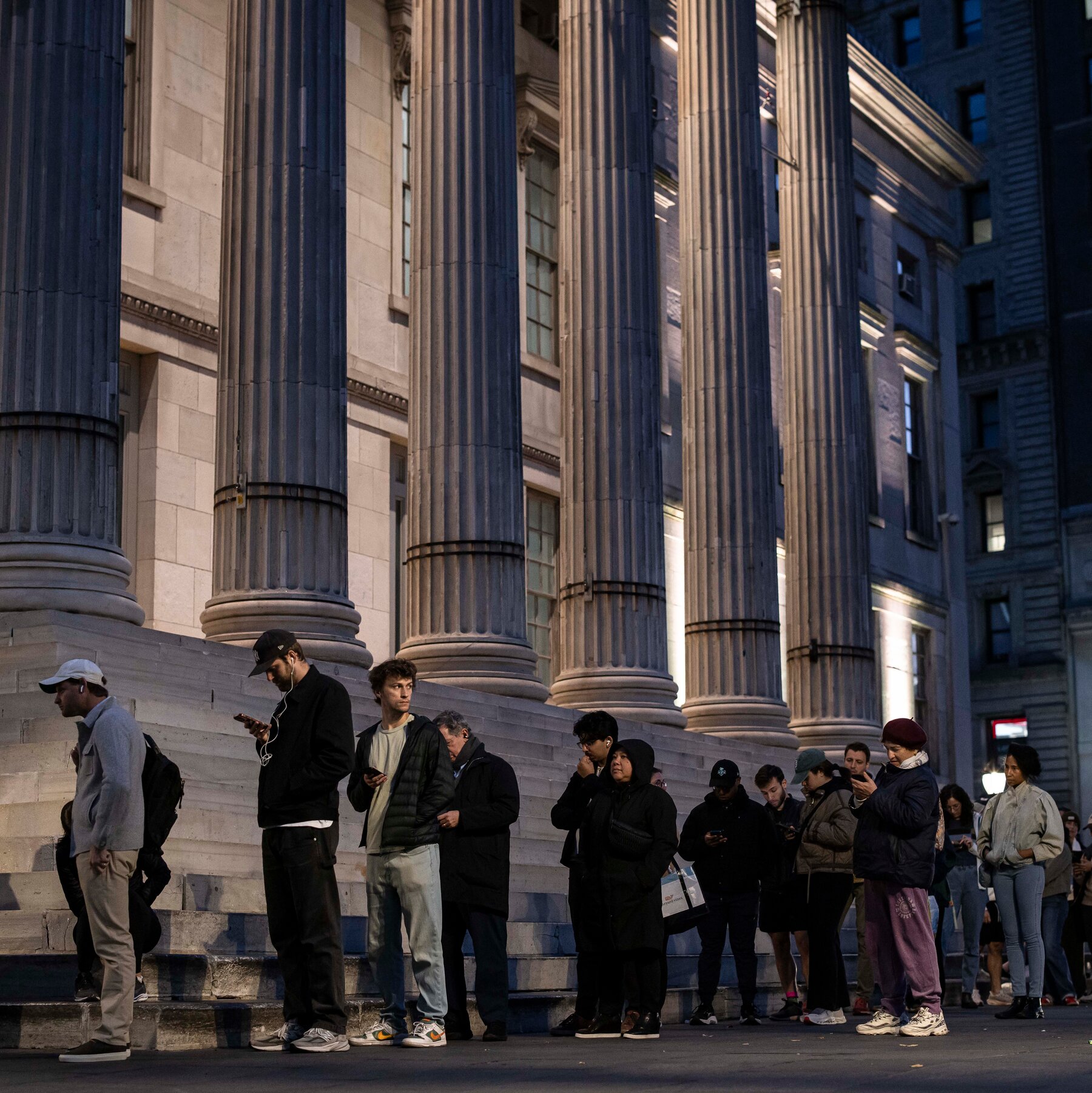 New Yorkers came out en masse to vote early.