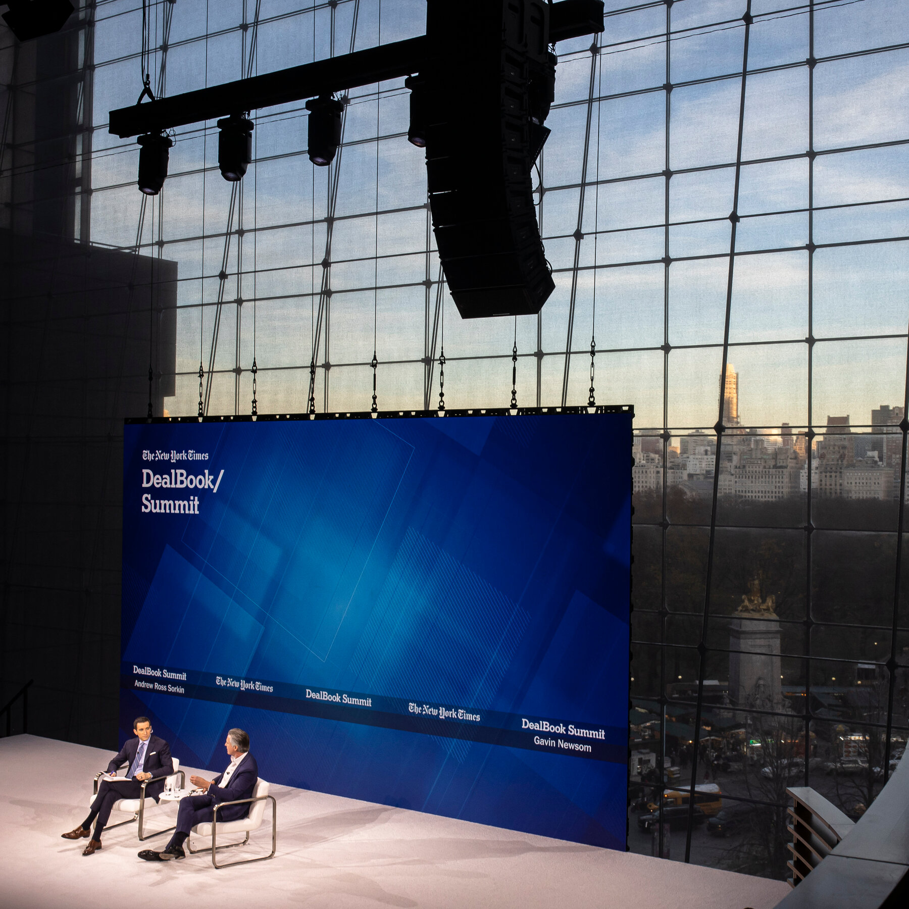 Newsom, Kirk, A.I., Trump and Other DealBook Summit Highlights