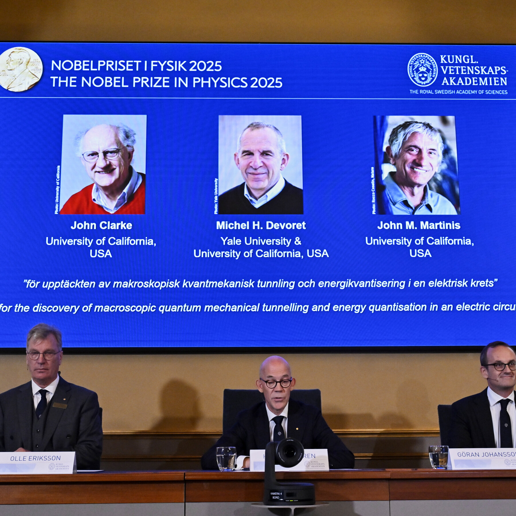 Nobel Prize in Physics Is Awarded for Work in Quantum Mechanics