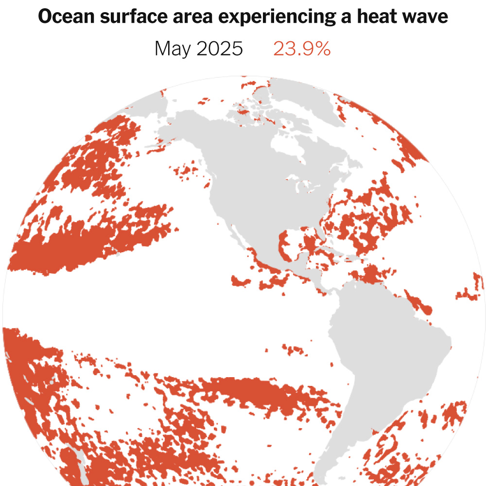 Ocean Temperatures Are Increasing Around the World. See Where.