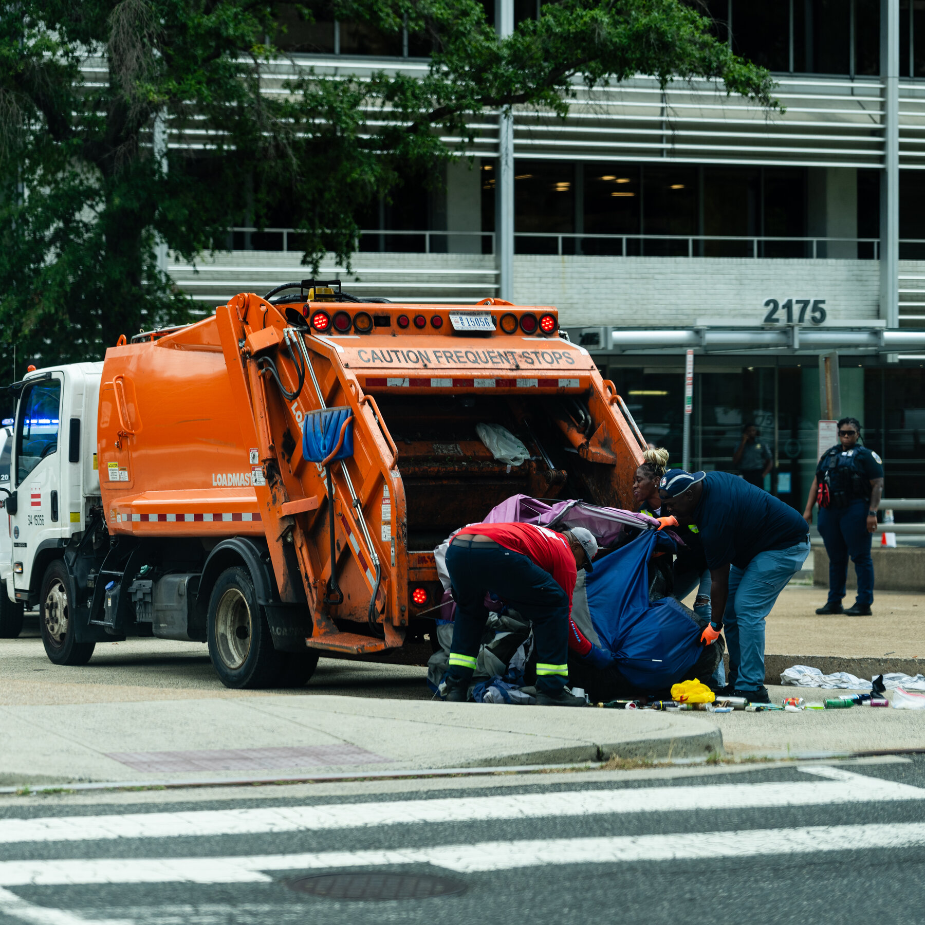 Officers Clear More Homeless People from Sites Around Washington