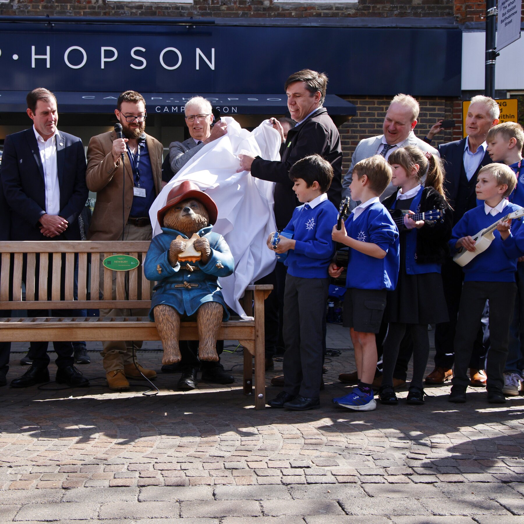 Paddington Returns to His Bench. Order Is Restored.