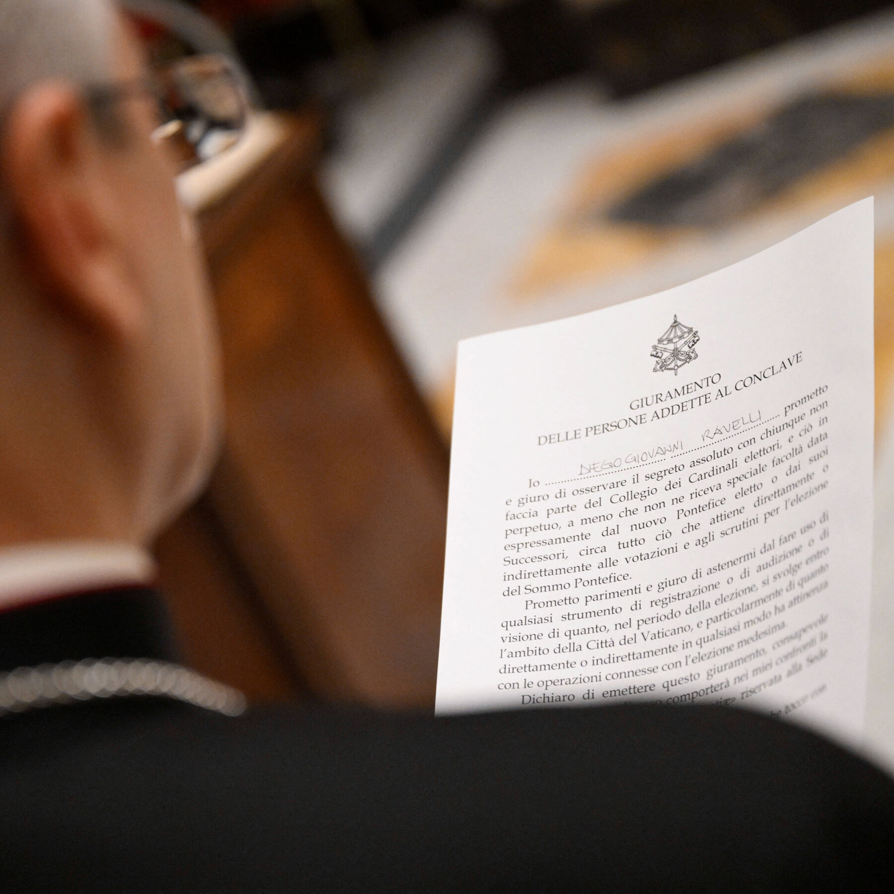 Paper Ballots and Sacred Oaths: A Look Inside the Papal Conclave