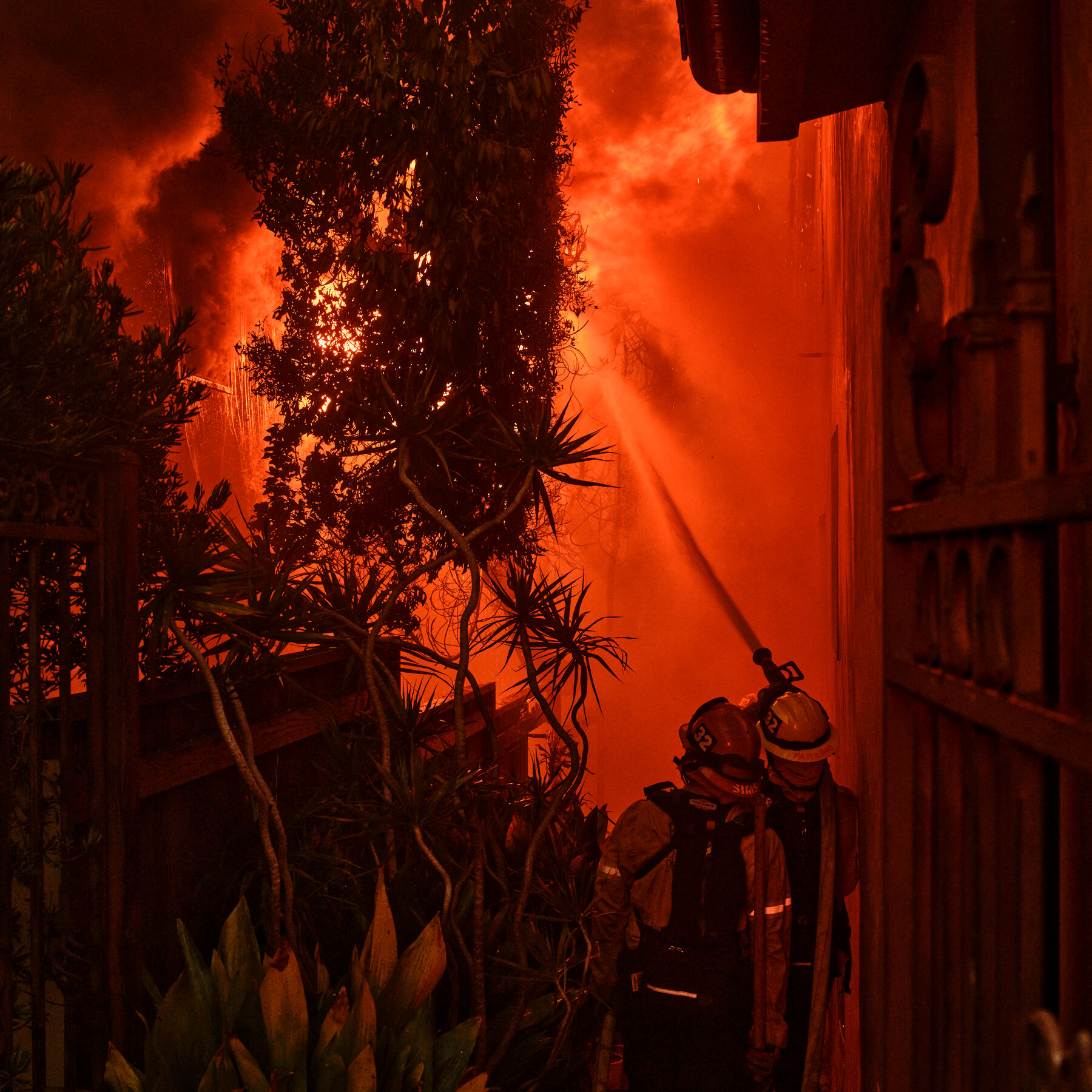 Photos: Pacific Palisades Wildfire Engulfs Homes in an L.A. Neighborhood