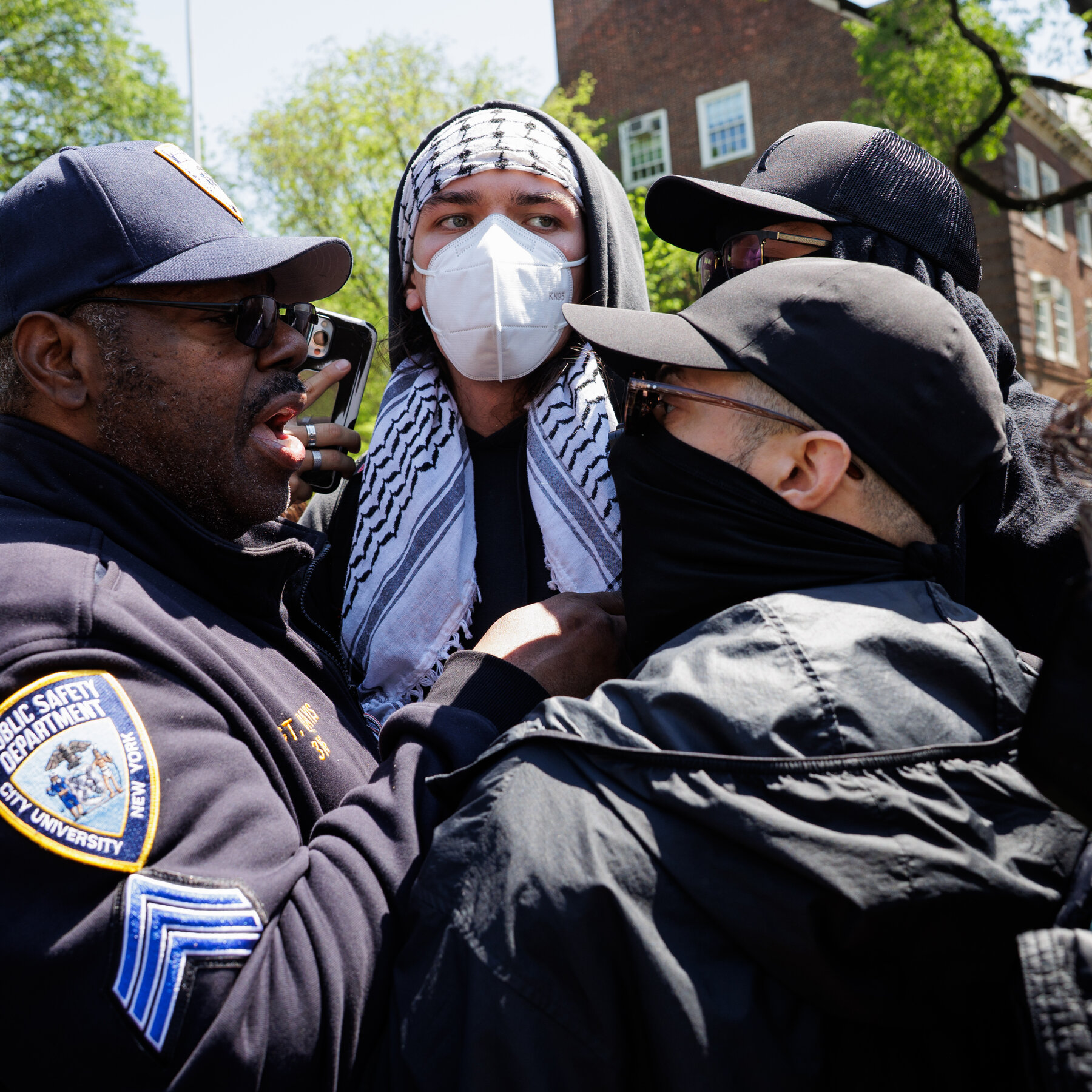 Police and Brooklyn College Protesters Clash After Pro-Palestinian Rally