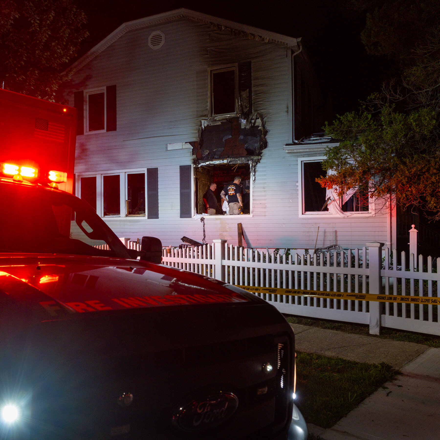 Police Seek Man After Two People in Their 70s Are Found Dead After Fire