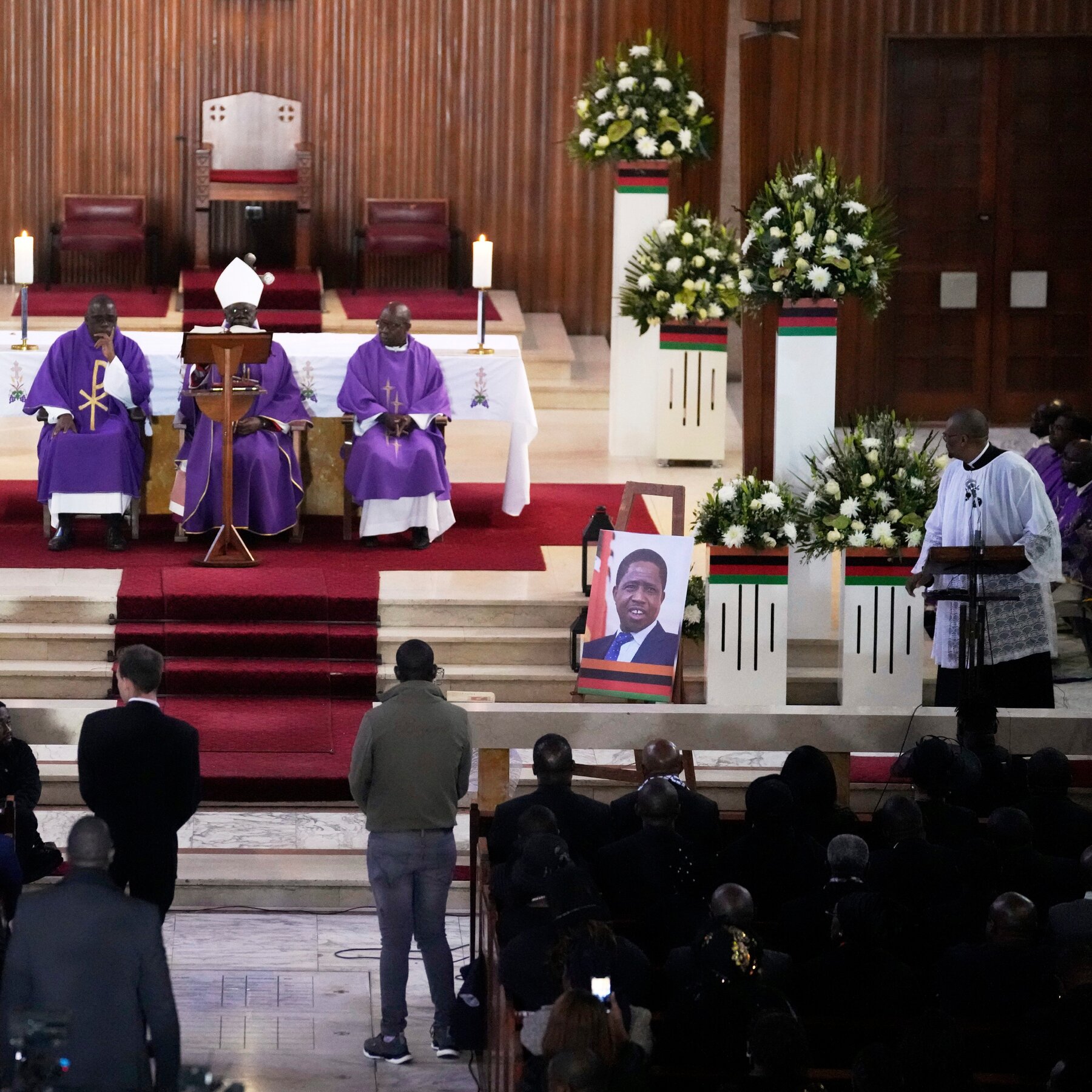 Political Rivalry in Zambia Extends to Funeral of Former President Edgar Lungu