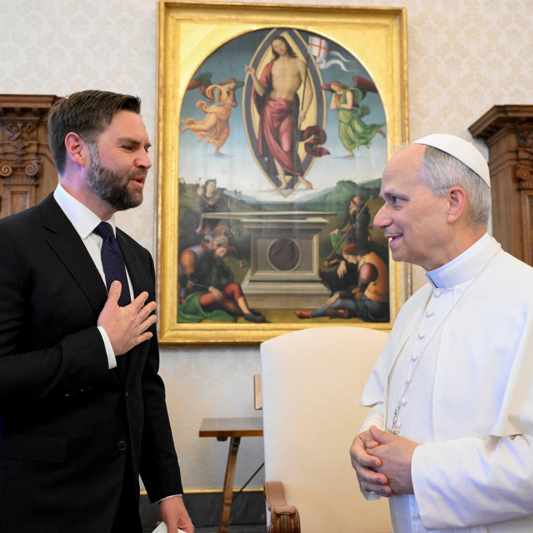 Pope Leo Meets With JD Vance as U.S. Conservatives Hopes for Better Relations