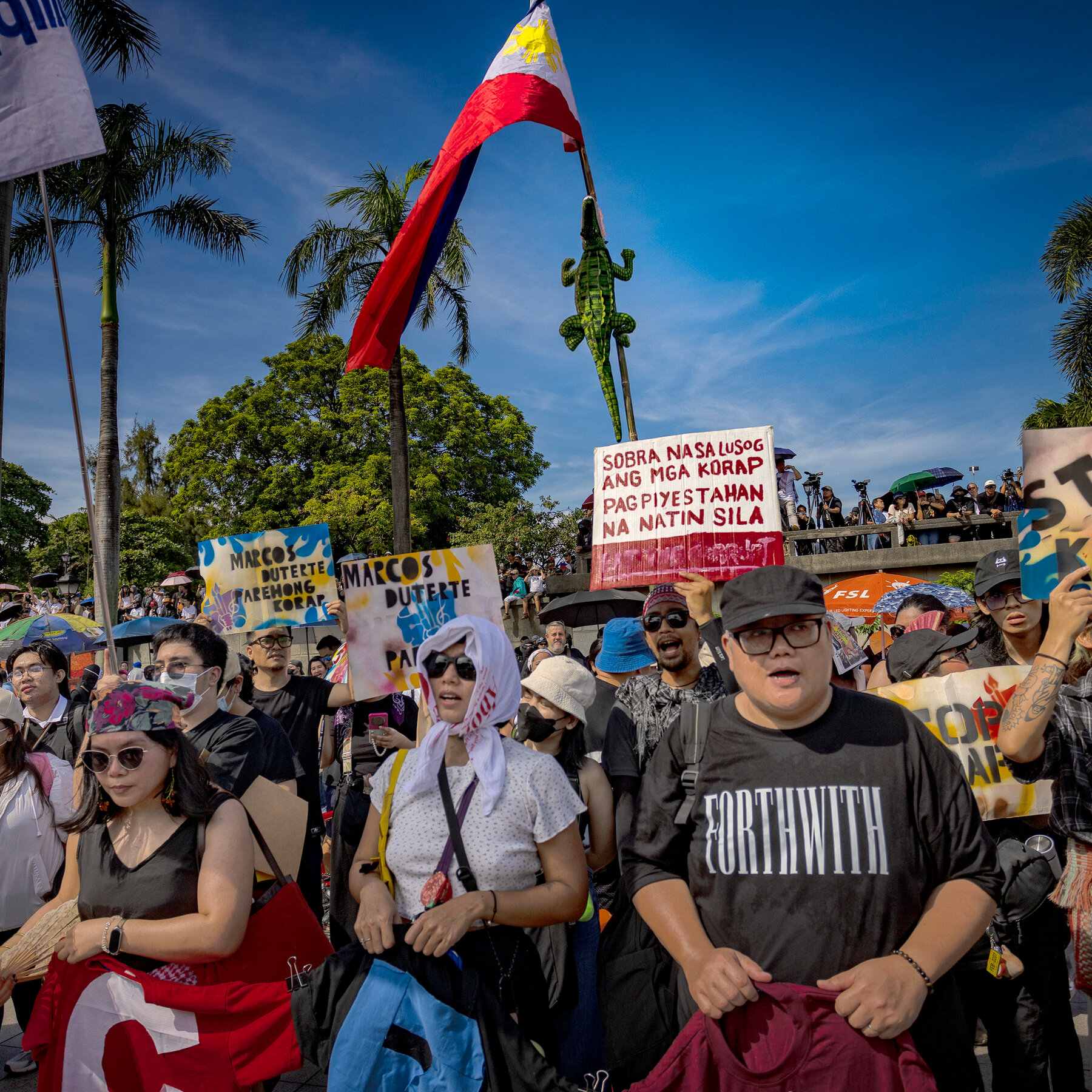 Protesters in Manila Accuse Government of Misusing Environmental Funds