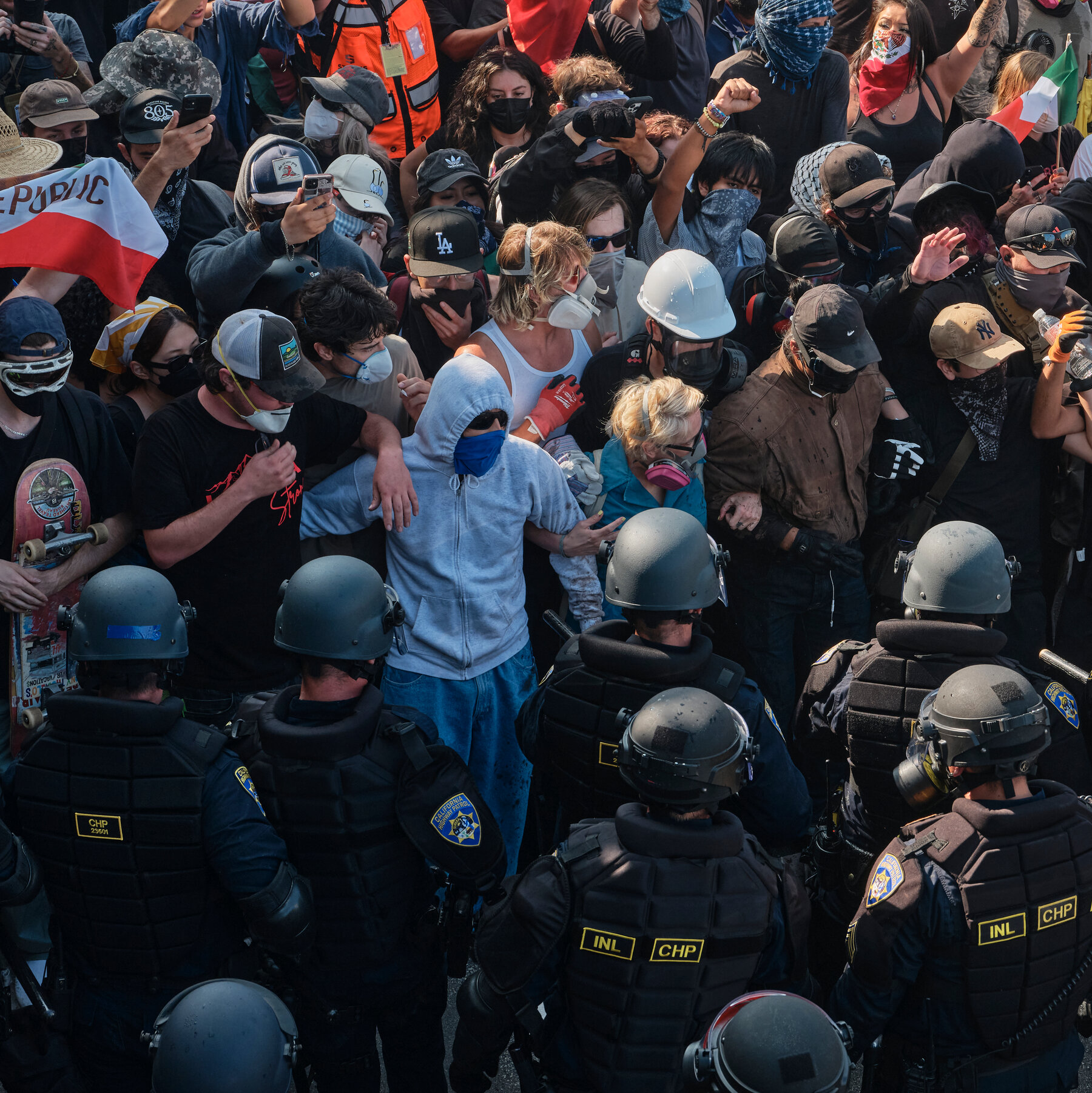 Reporter Covering LA Protests Hit by Rubber Bullet During Live TV Broadcast
