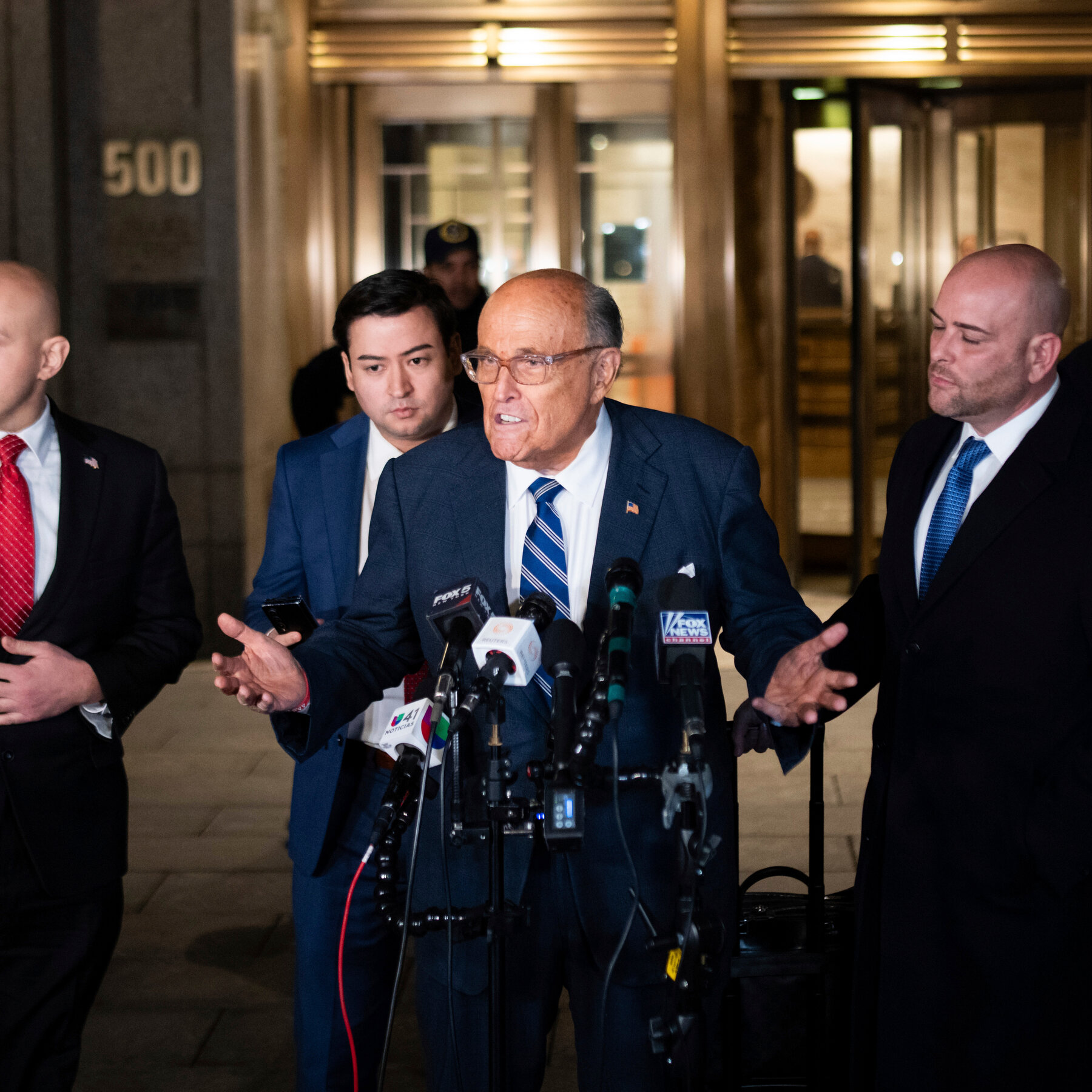 Rudy Giuliani Is Held in Contempt of Court in Defamation Case