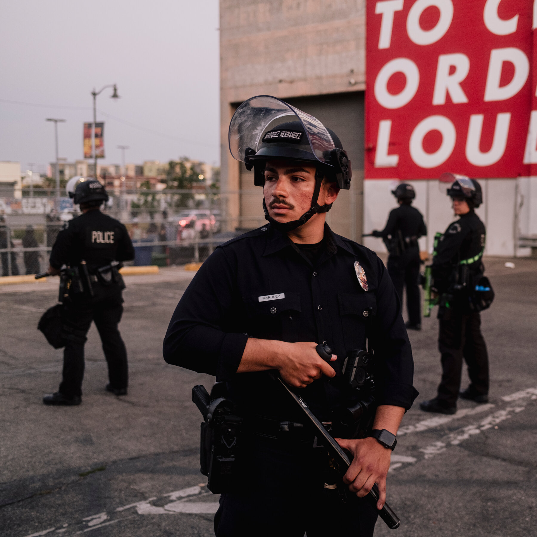 Saturday’s protests in Los Angeles could be ‘unprecedented’ in size, the police chief says.