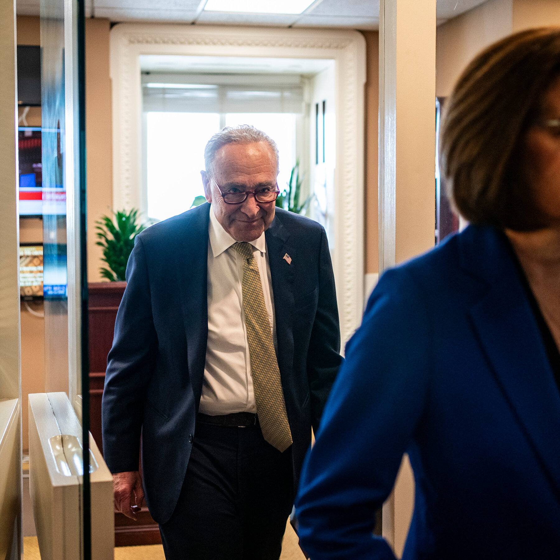 Schumer Asks for Documents That Prove a Claim on DOGE’s Website