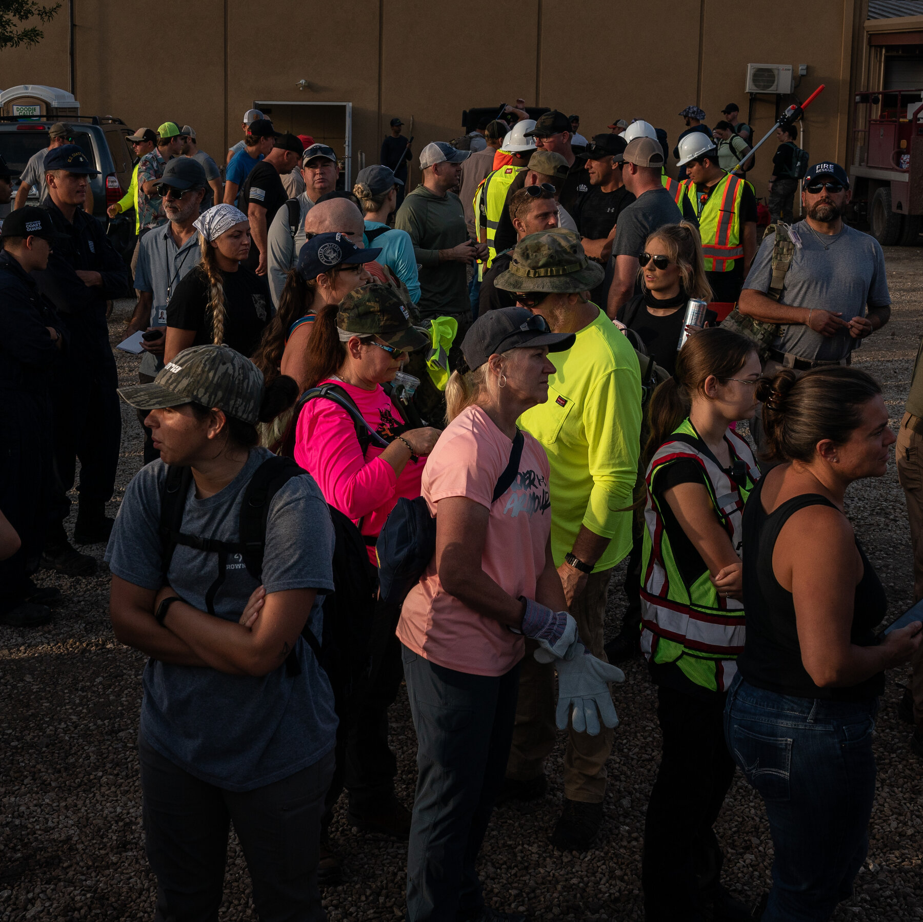 Search-and-rescue teams from other states pour into Central Texas.
