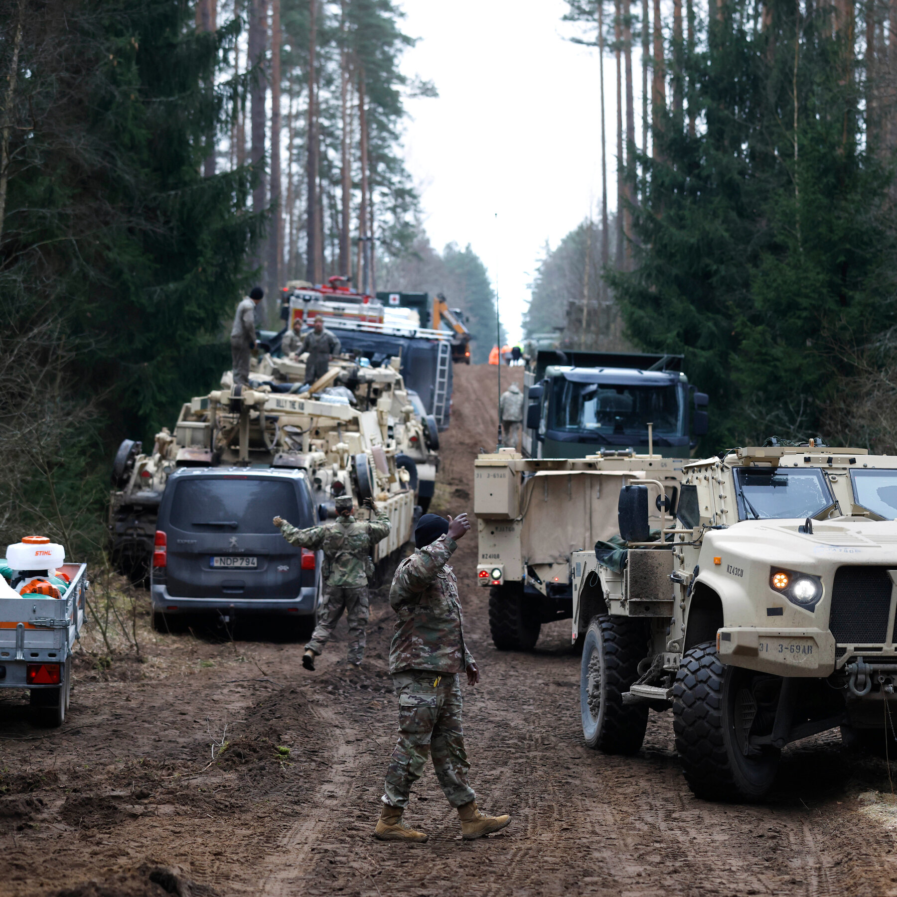 Search for Missing US Soldiers in Lithuania Continues as Crews Work to Extract Vehicle
