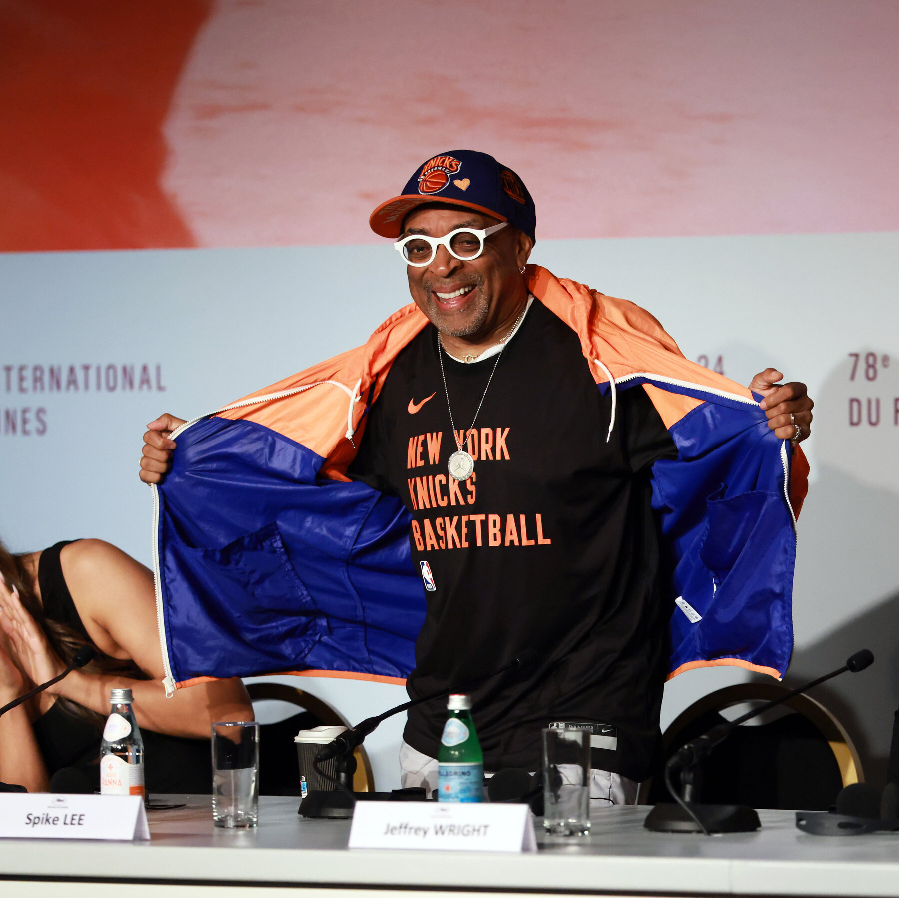 Spike Lee May Be in Cannes, but His Heart Is Courtside With the Knicks