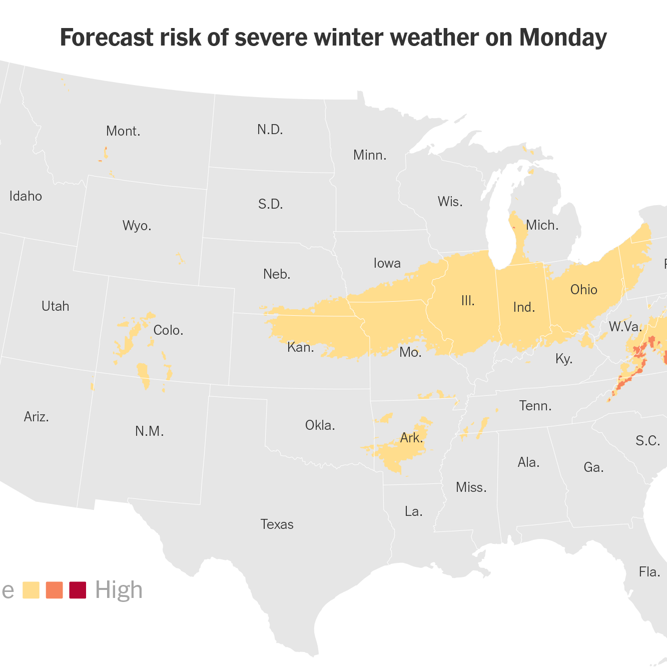 Storm Threatens to Bring ‘Widespread and Impactful’ Snow and Ice to Northeast