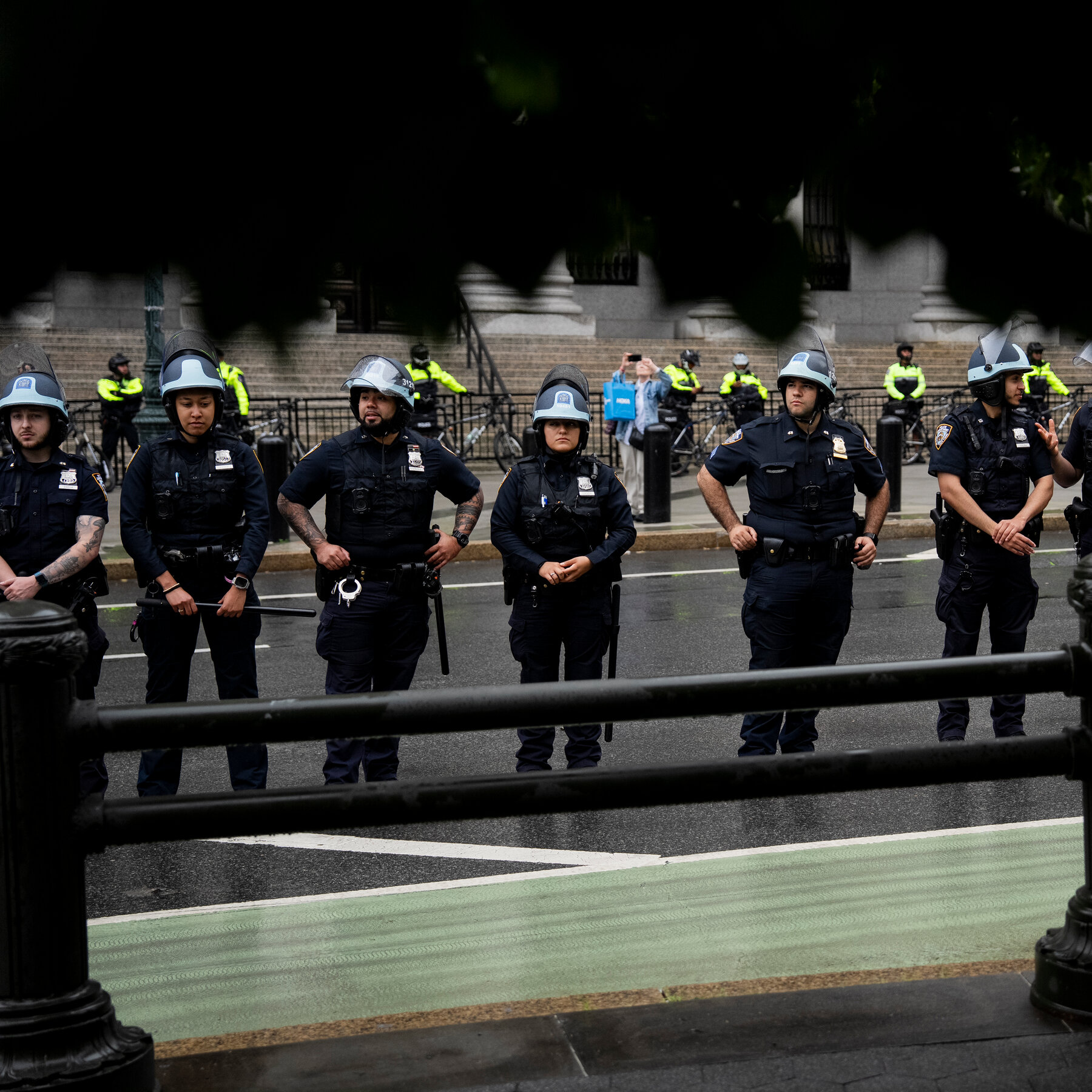 Suit Accuses N.Y.P.D. of Continued Aggression at Protests Over Gaza