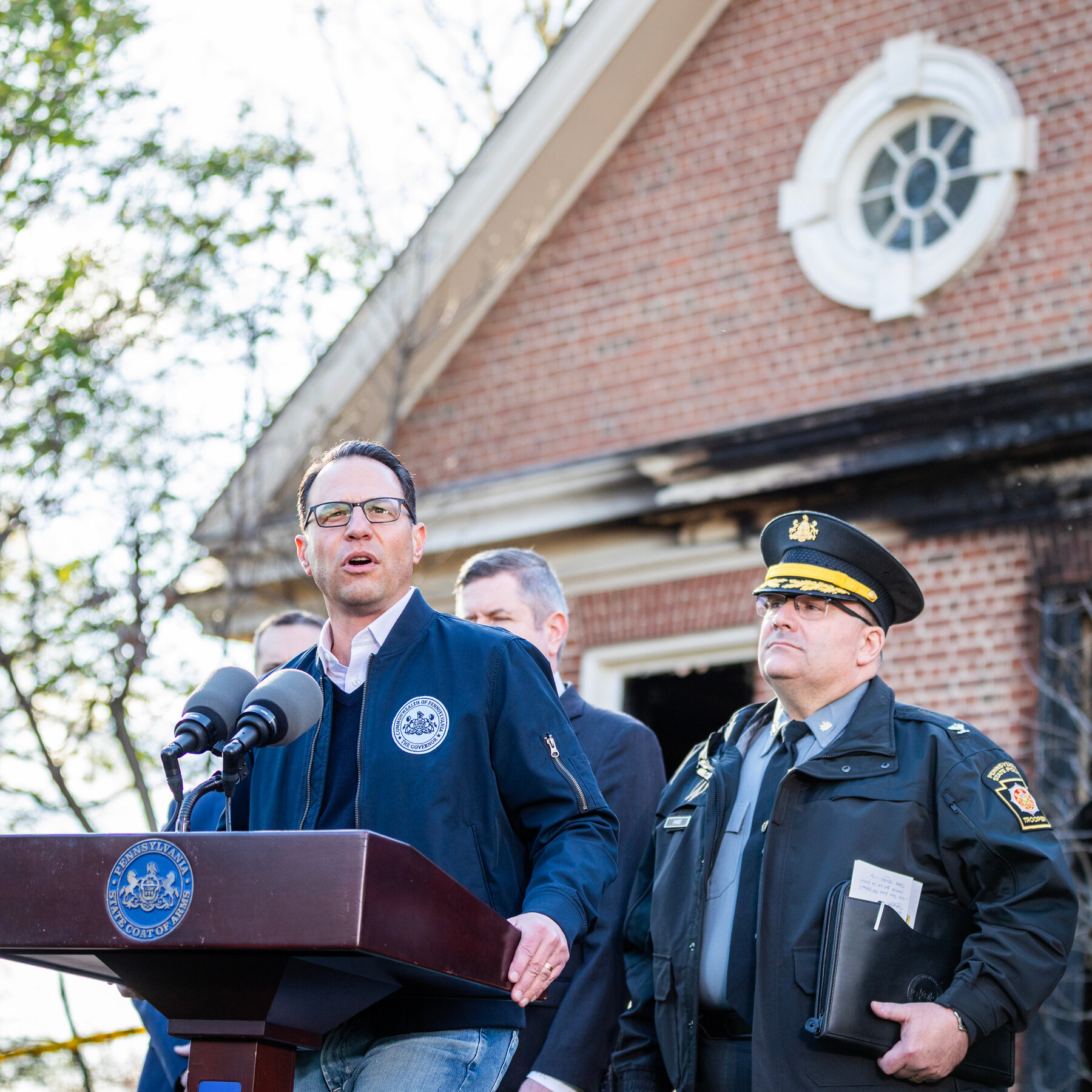 Suspect in Arson at Pennsylvania Governor’s Mansion Had Troubled Past
