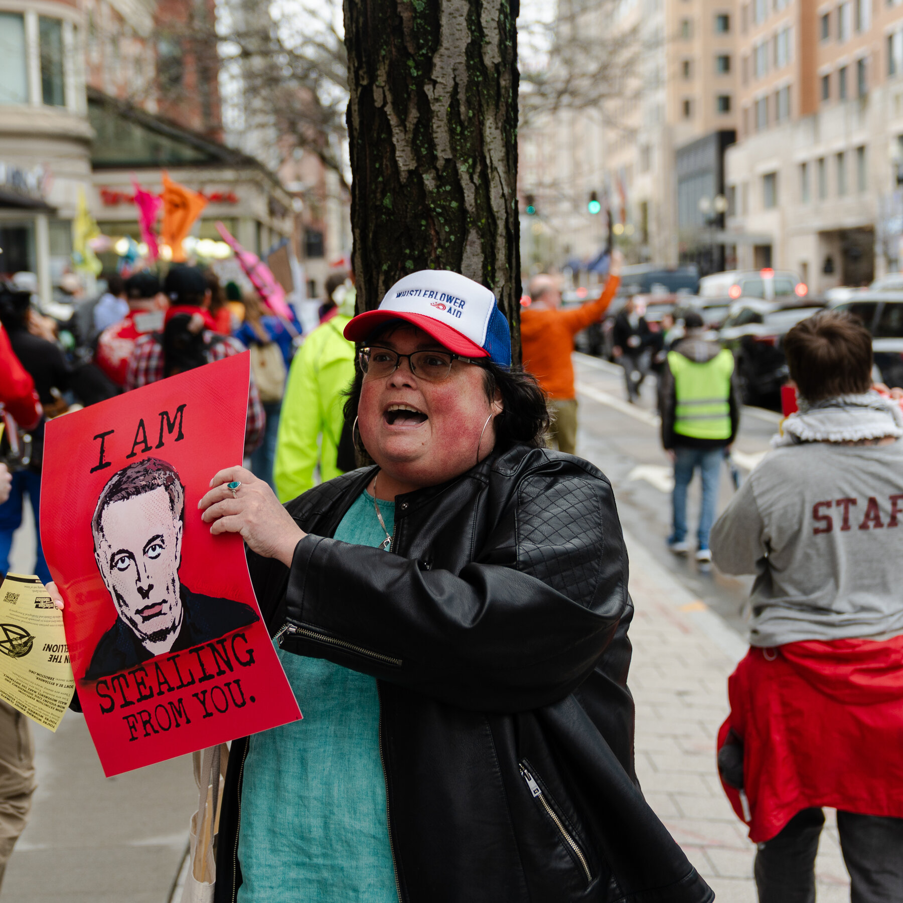Tesla Protesters Claim a Victory as Elon Musk Leaves Trump’s Side