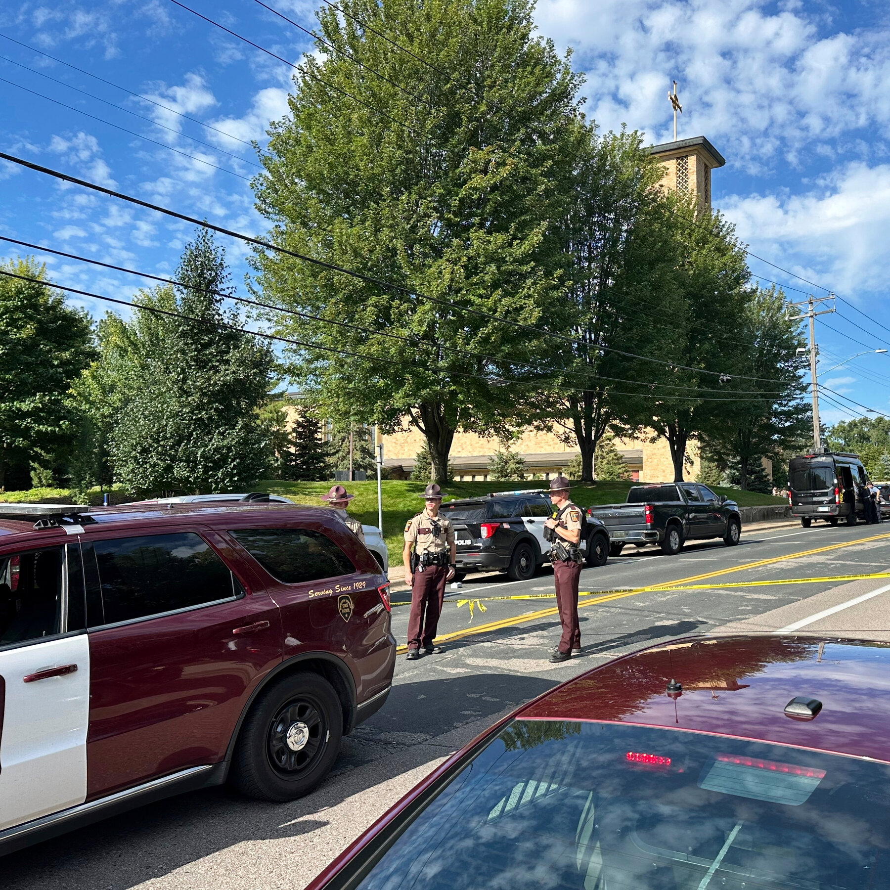 The Catholic school where the shooting took place had begun a new year on Monday.