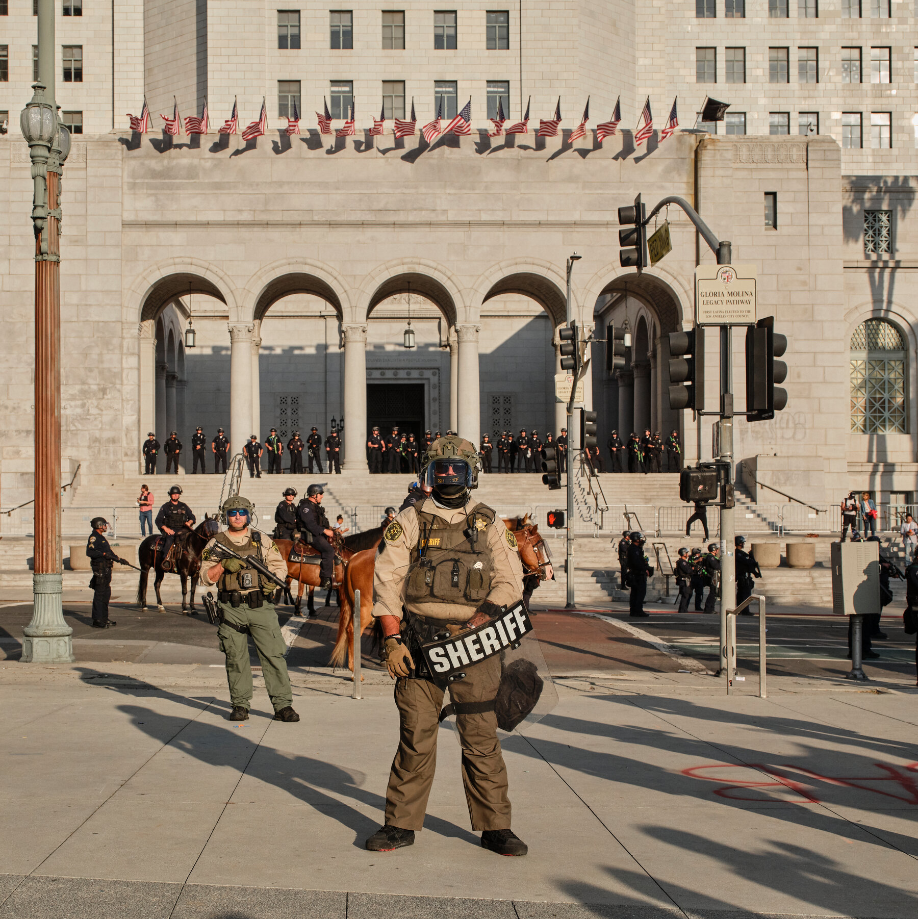 The Justice Dept. orders prosecutors around the country to be on standby ahead of weekend protests.