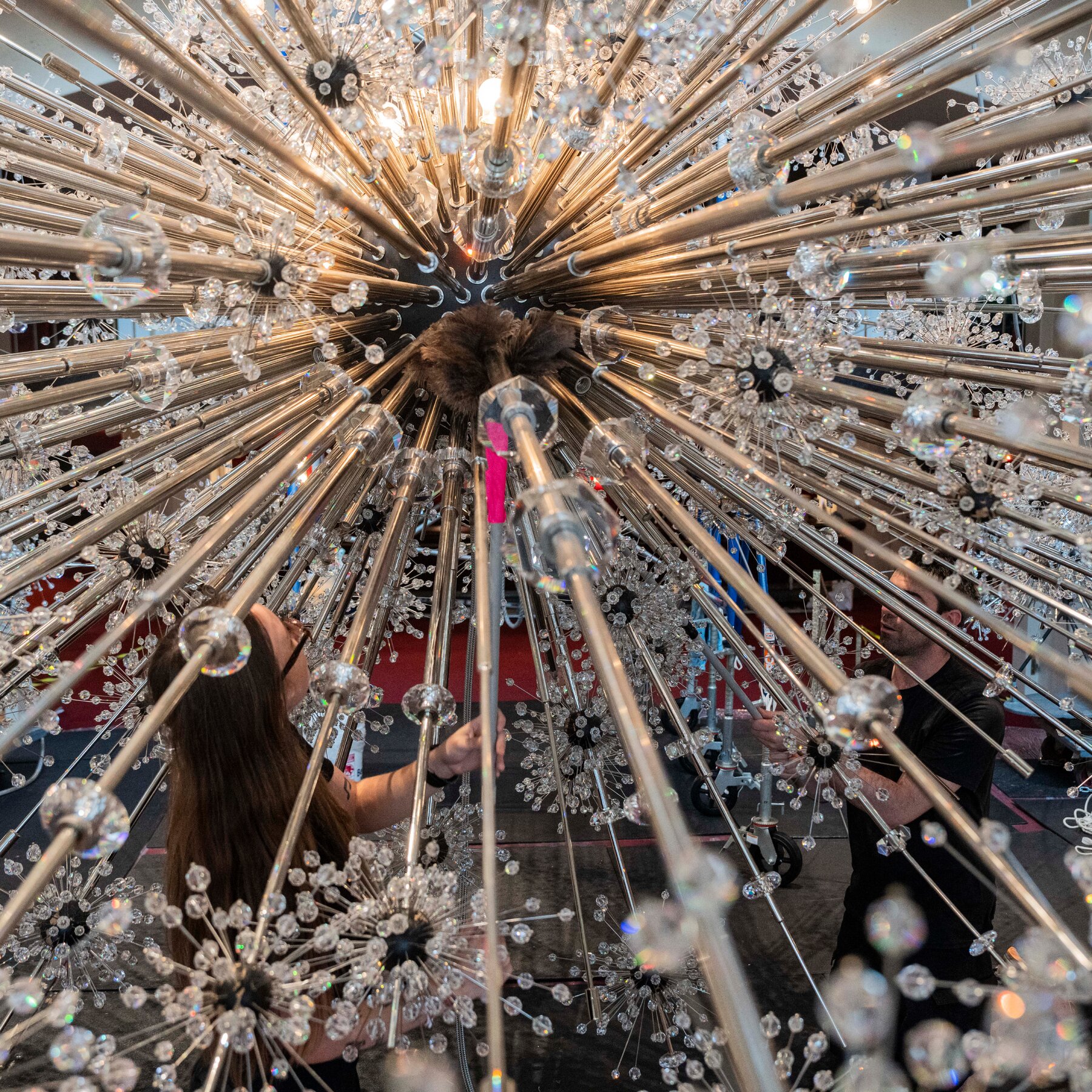 The Met’s ‘Sputniks’ Fall to Earth for a Summer Cleaning