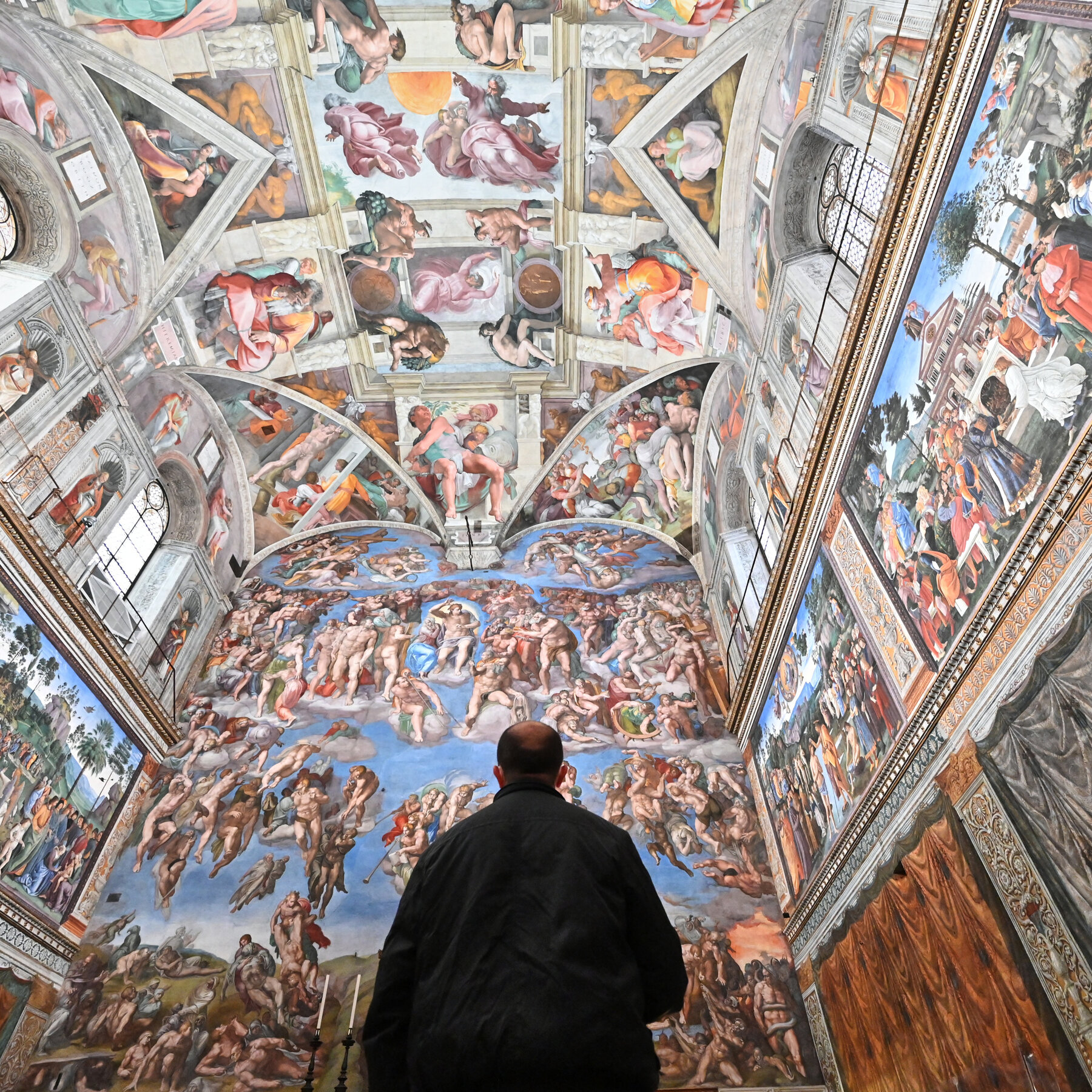 The Sistine Chapel becomes the world’s most beautiful polling place.