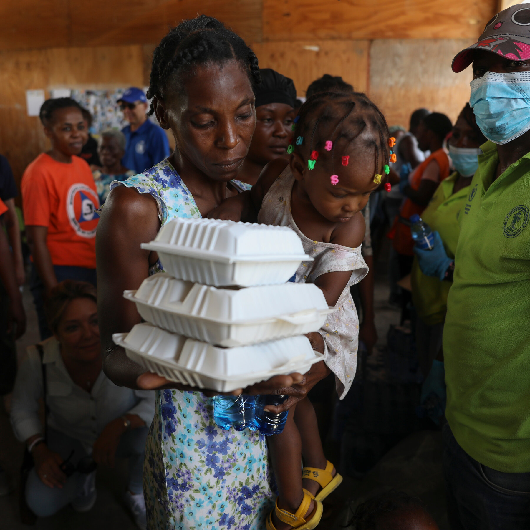 The U.N.’s food agency says cutbacks forced it to send fewer meals to storm zones.