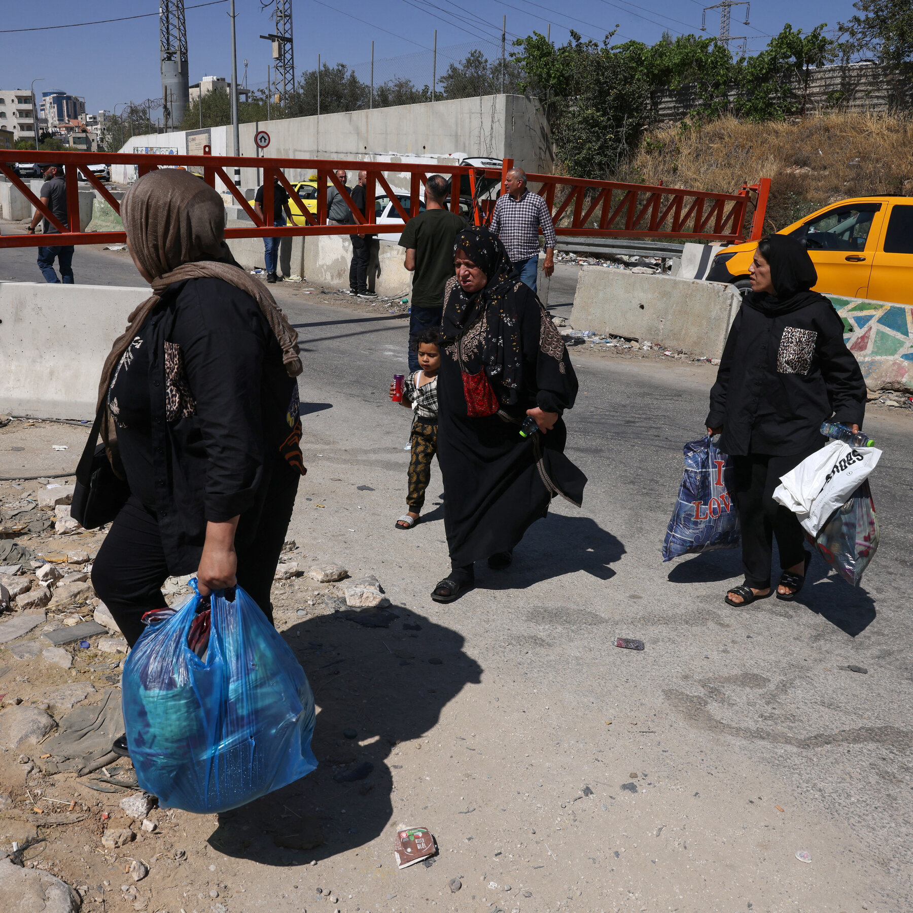 The West Bank is in the firing line without shelters or air-raid sirens.